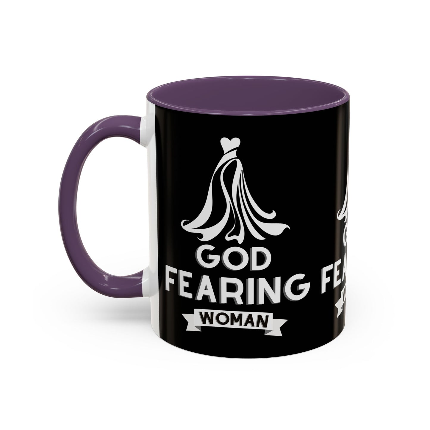 God Fearing Woman Coffee Mug Inspirational Christian Gift for Her