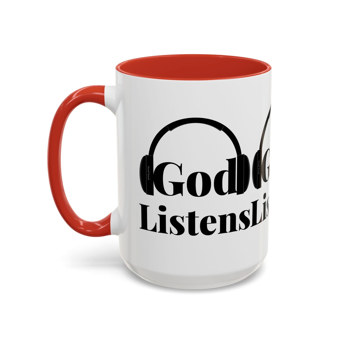 God Listens Coffee Mug Faith Based Christian Gift for Him or Her