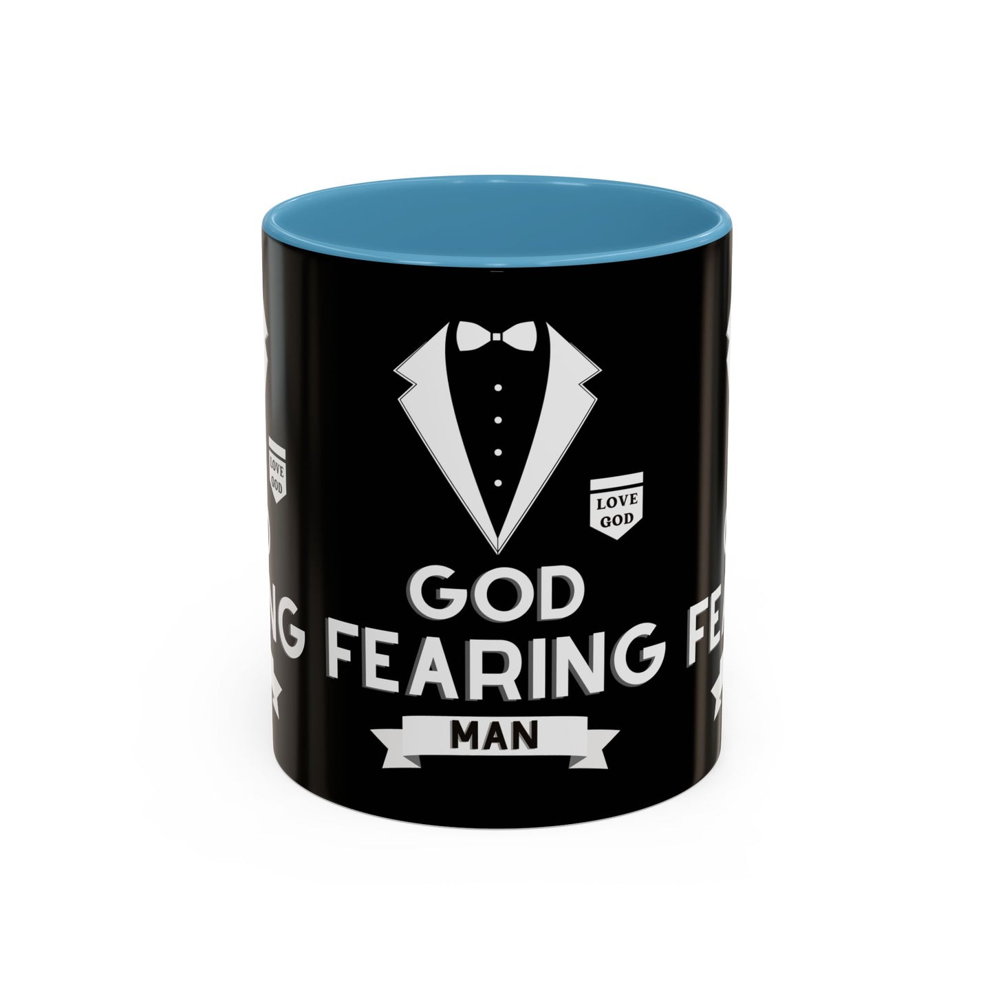 God Fearing Man Coffee Mug Inspirational Christian Gift for Him