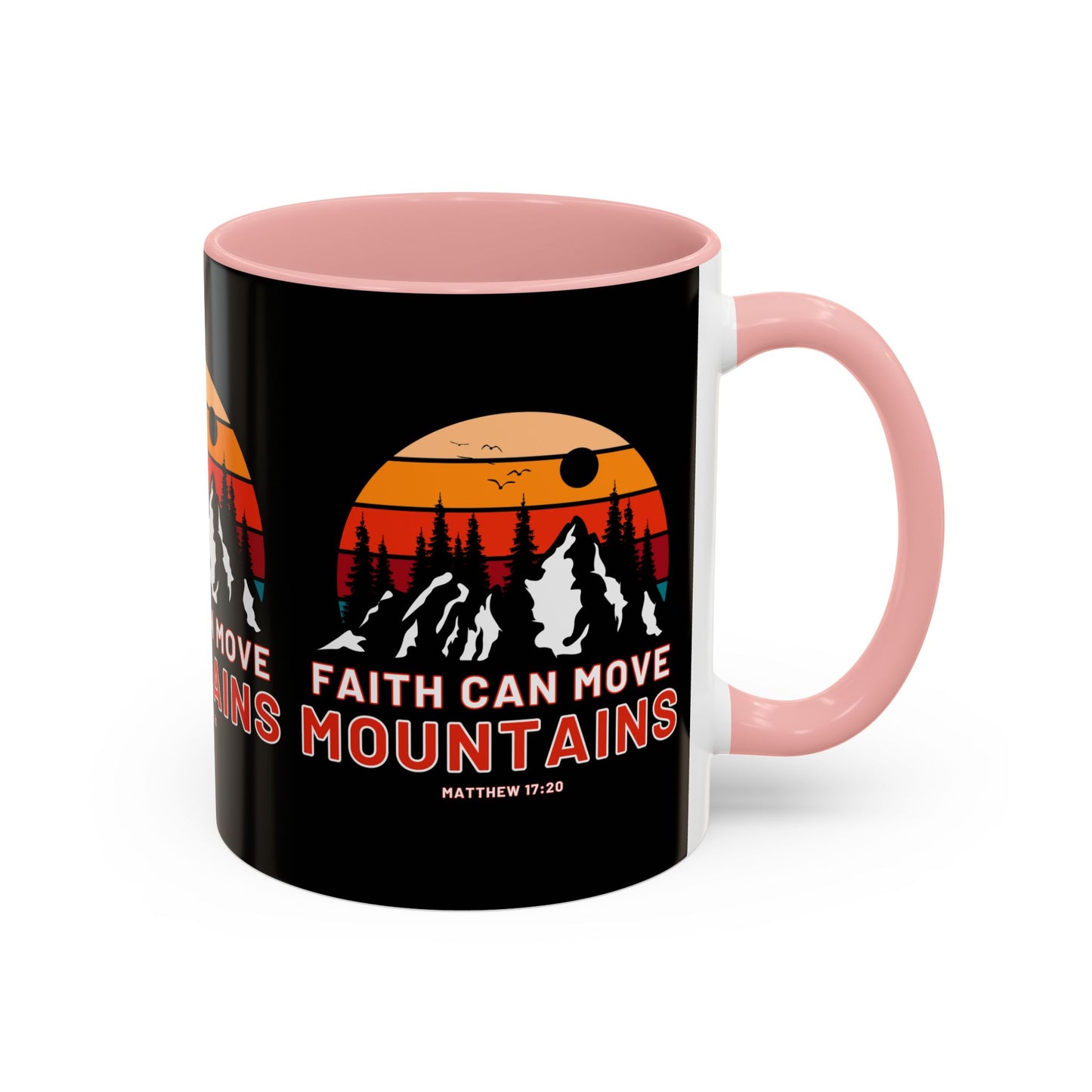 Matthew 17:20 KJV Bible Verse Coffee Mug Faith Can Move Mountains Inspirational Christian