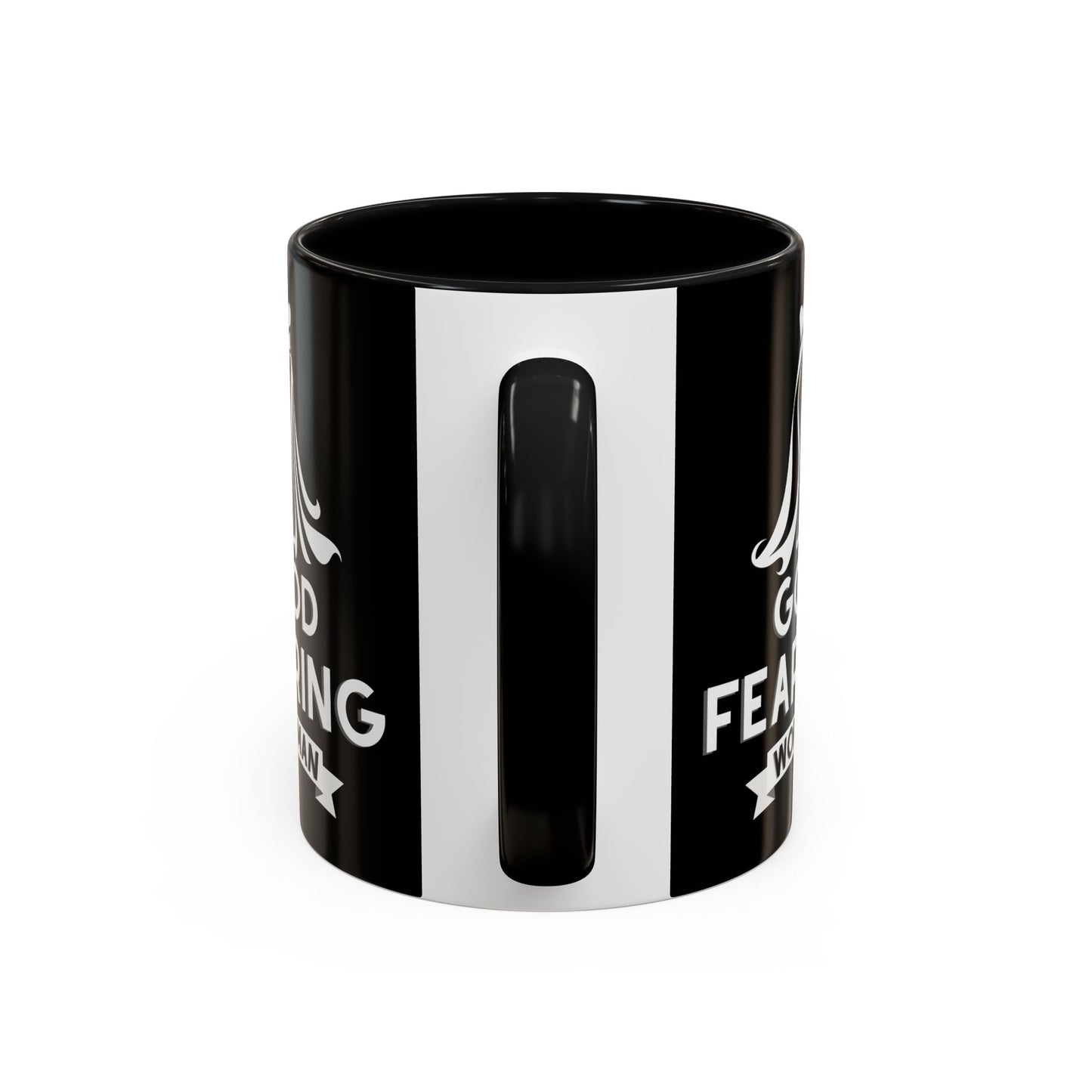 God Fearing Woman Coffee Mug Inspirational Christian Gift for Her