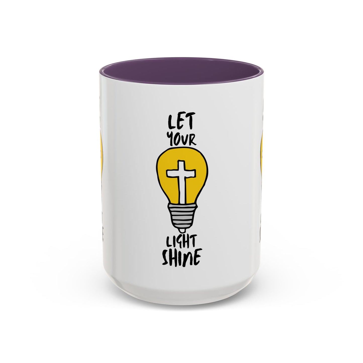 Let Your Light Shine Coffee Mug Inspirational Christian Gift for Faith-Based Coffee Lovers