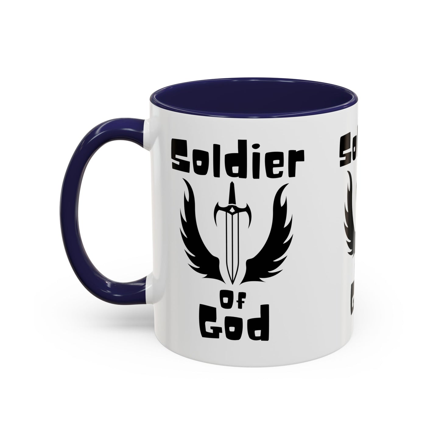 Soldier of God Coffee Mug Inspirational Christian Gift for Faith-Based Living