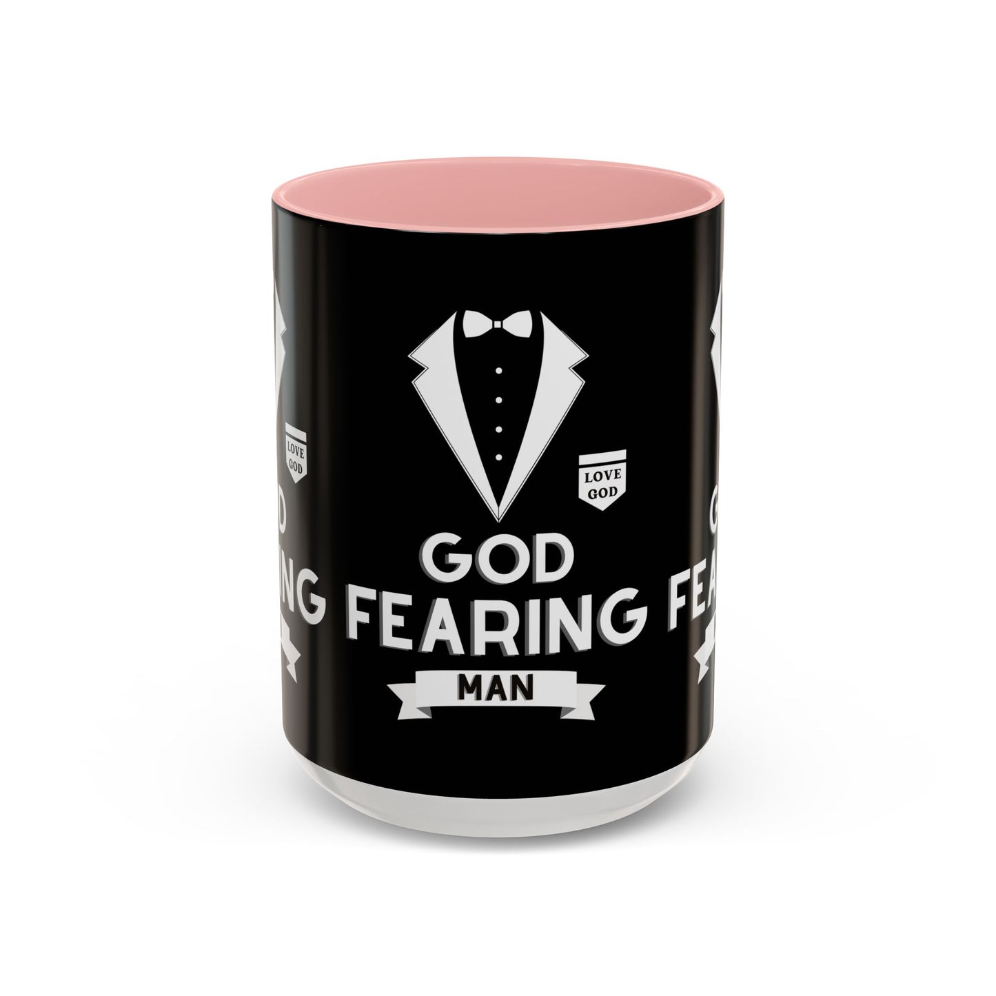 God Fearing Man Coffee Mug Inspirational Christian Gift for Him