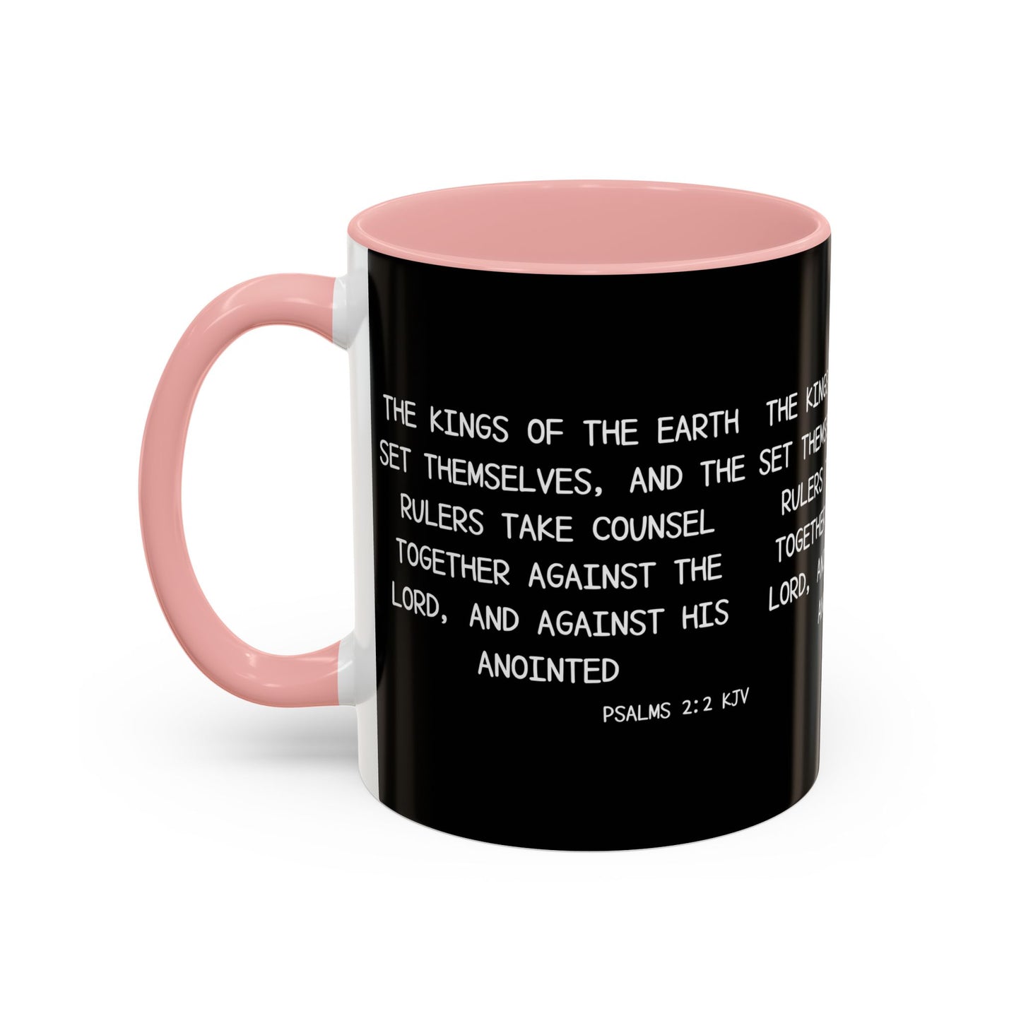 Psalms 2:2 KJV Coffee Mug The Kings of the Earth Inspirational Christian Gift for Faith-Based Coffee Lovers