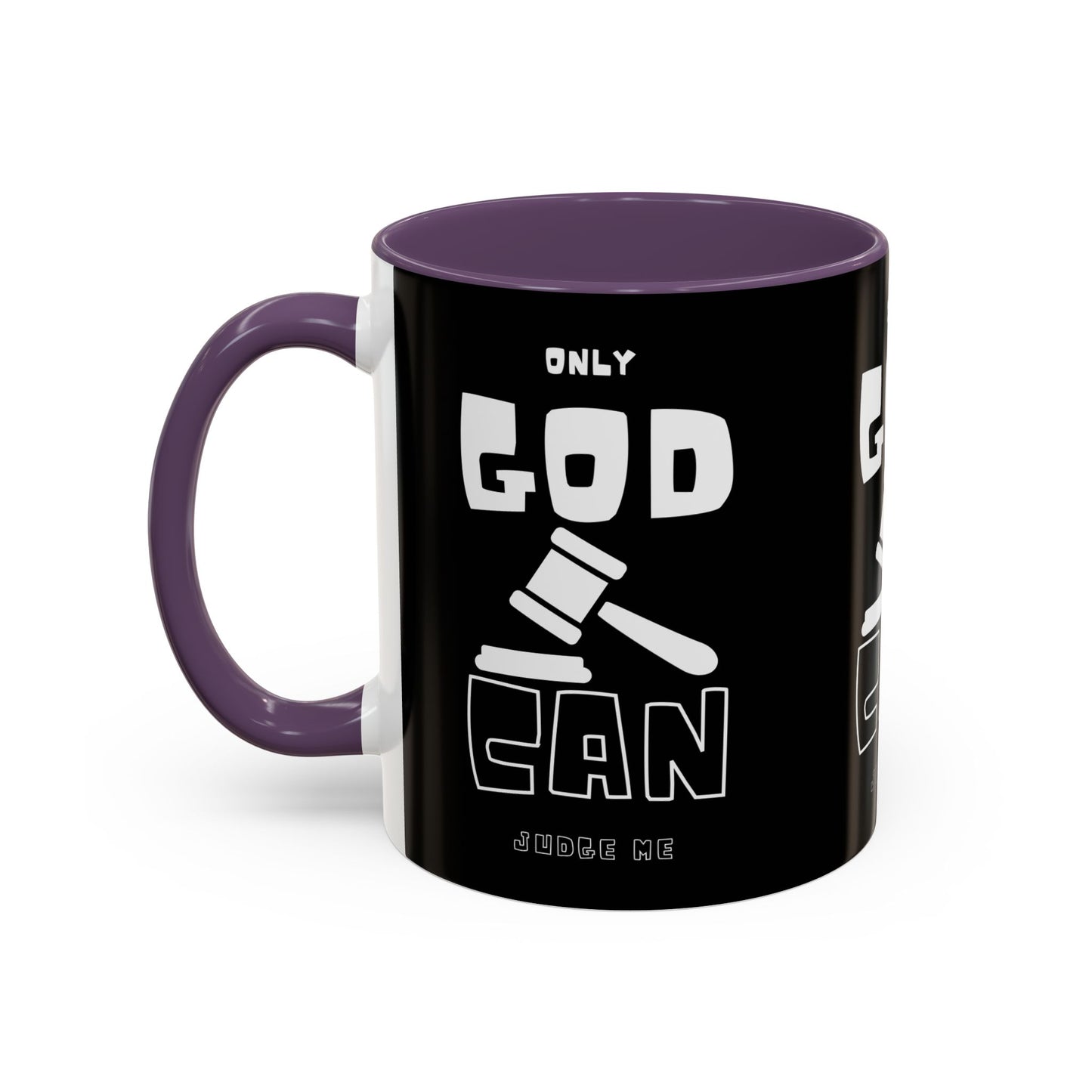 Only God Can Judge Me Coffee Mug Biblical Christian Gift for Faith-Based Coffee Lovers