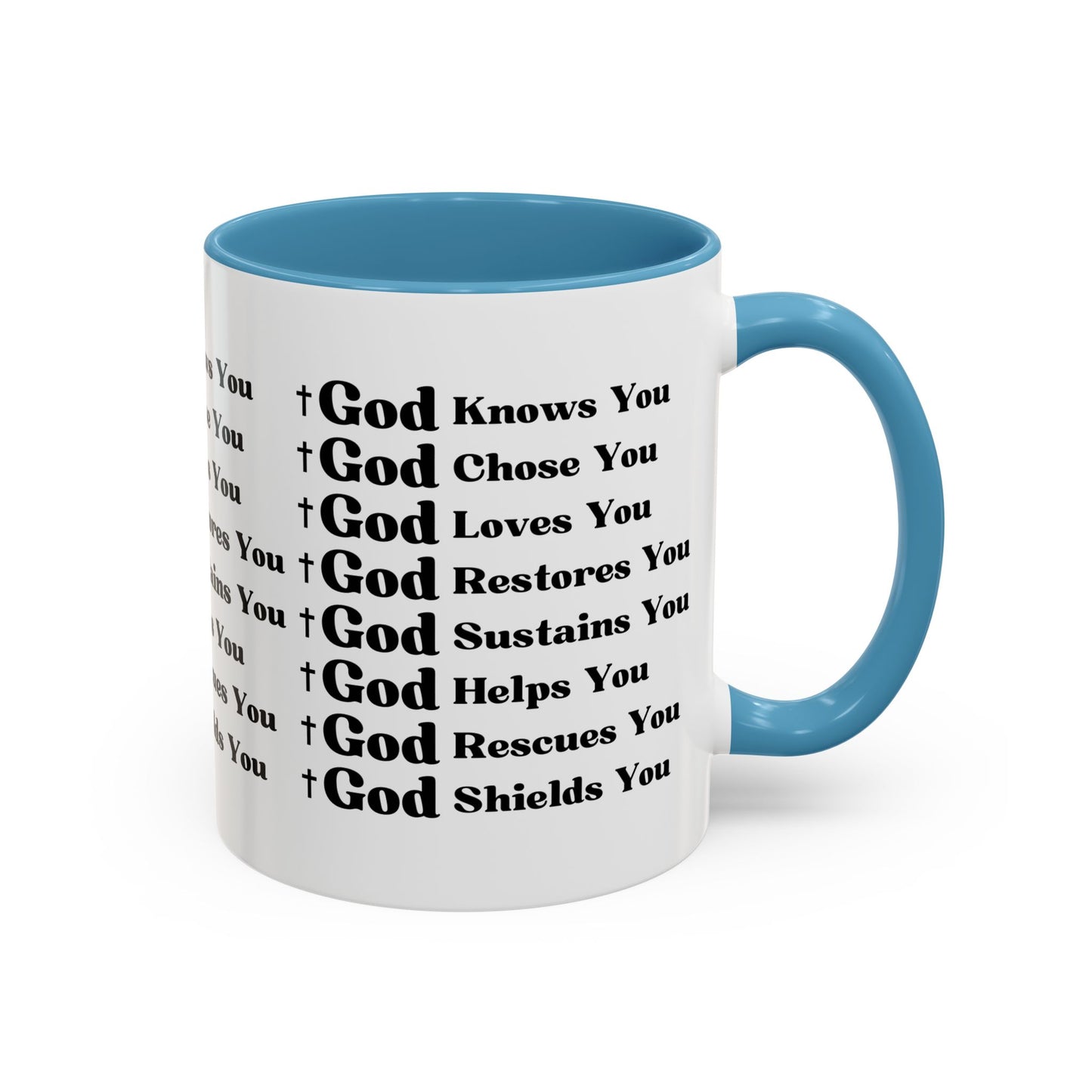 God's Love and Promises Faith-Filled Coffee Mug Faith Hope And Love Christian Gift for Coffee Lovers