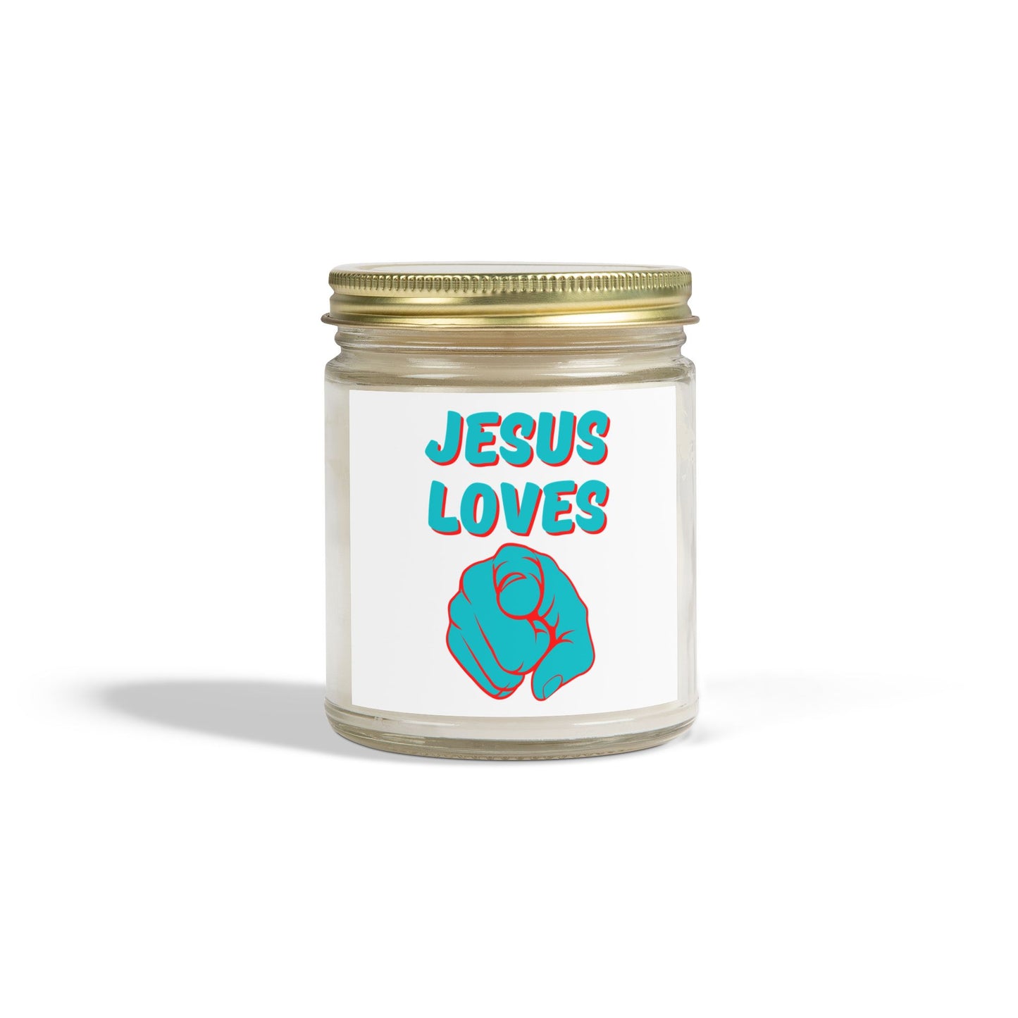 Jesus Loves You Scented Candle Inspirational Christian Gift for Daily Encouragement