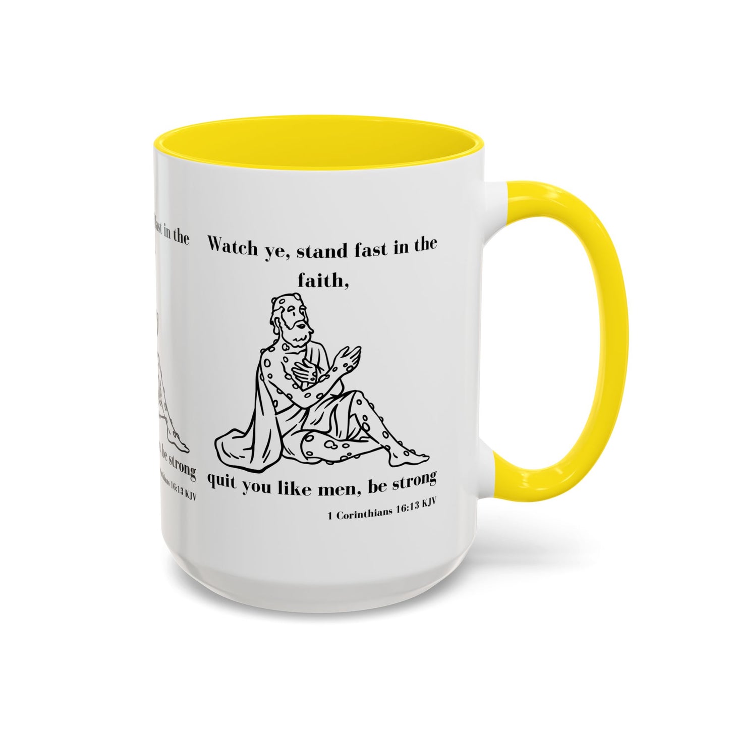 1 Corinthians 16:13 KJV Coffee Mug Stand Firm in the Faith Inspirational Christian Gift for Coffee Lovers