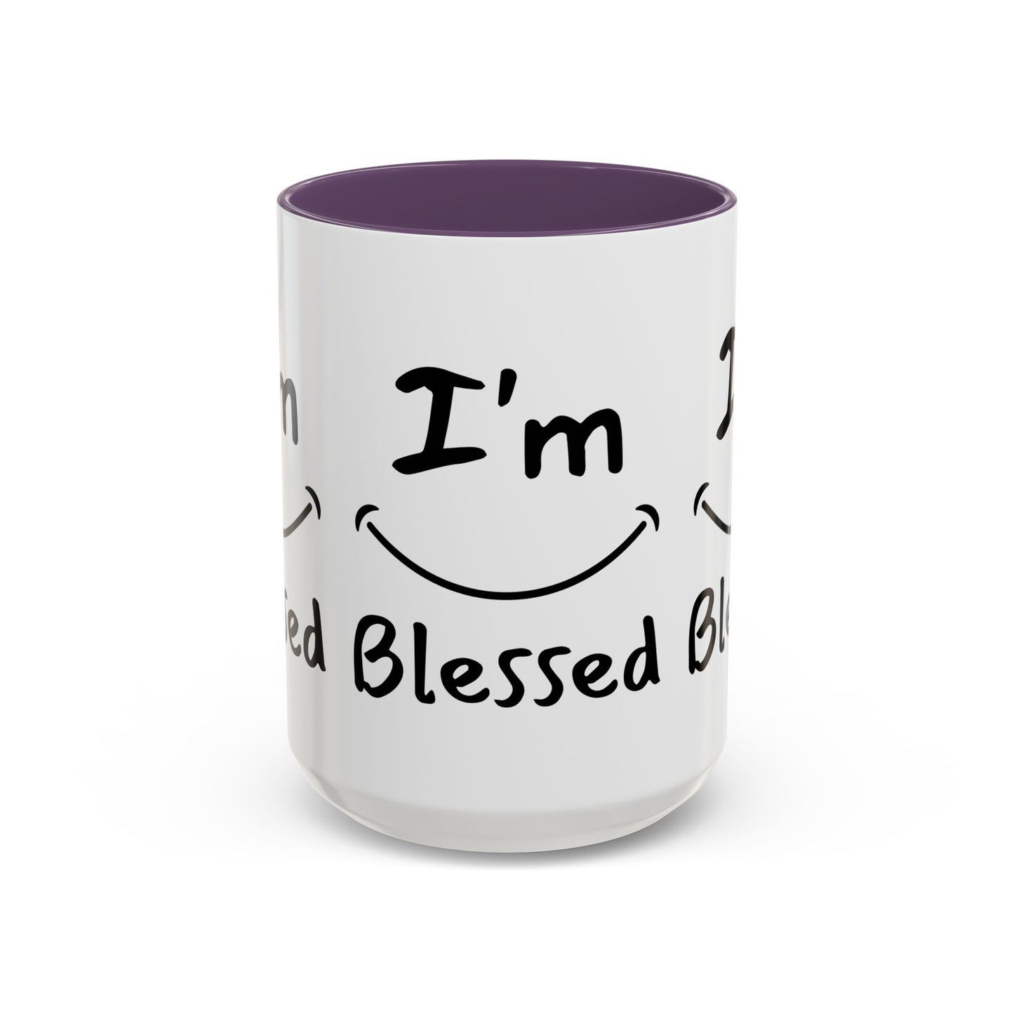 I'm Blessed Coffee Mug Inspirational Christian Gift for Faith-Based Living