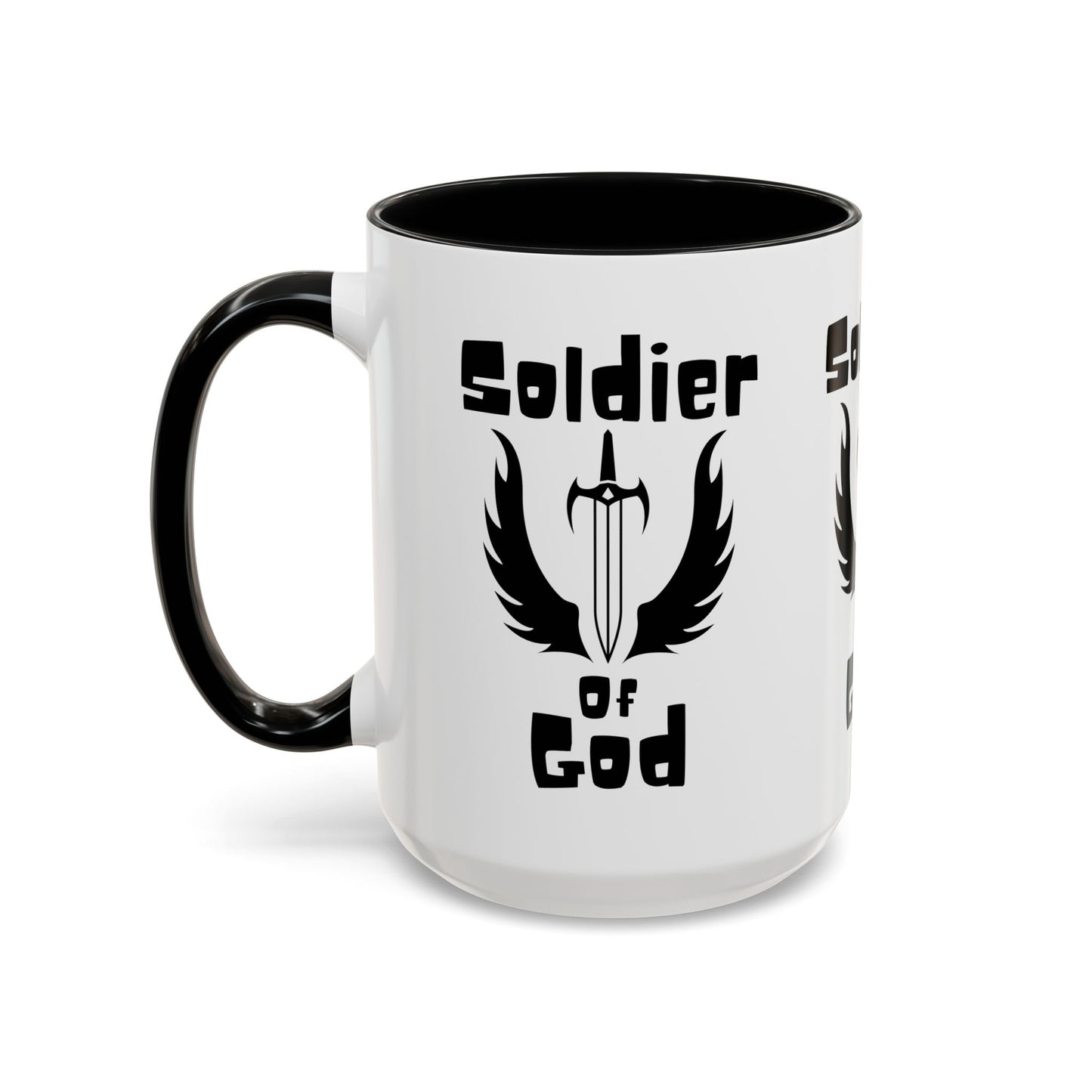 Soldier of God Coffee Mug Inspirational Christian Gift for Faith-Based Living