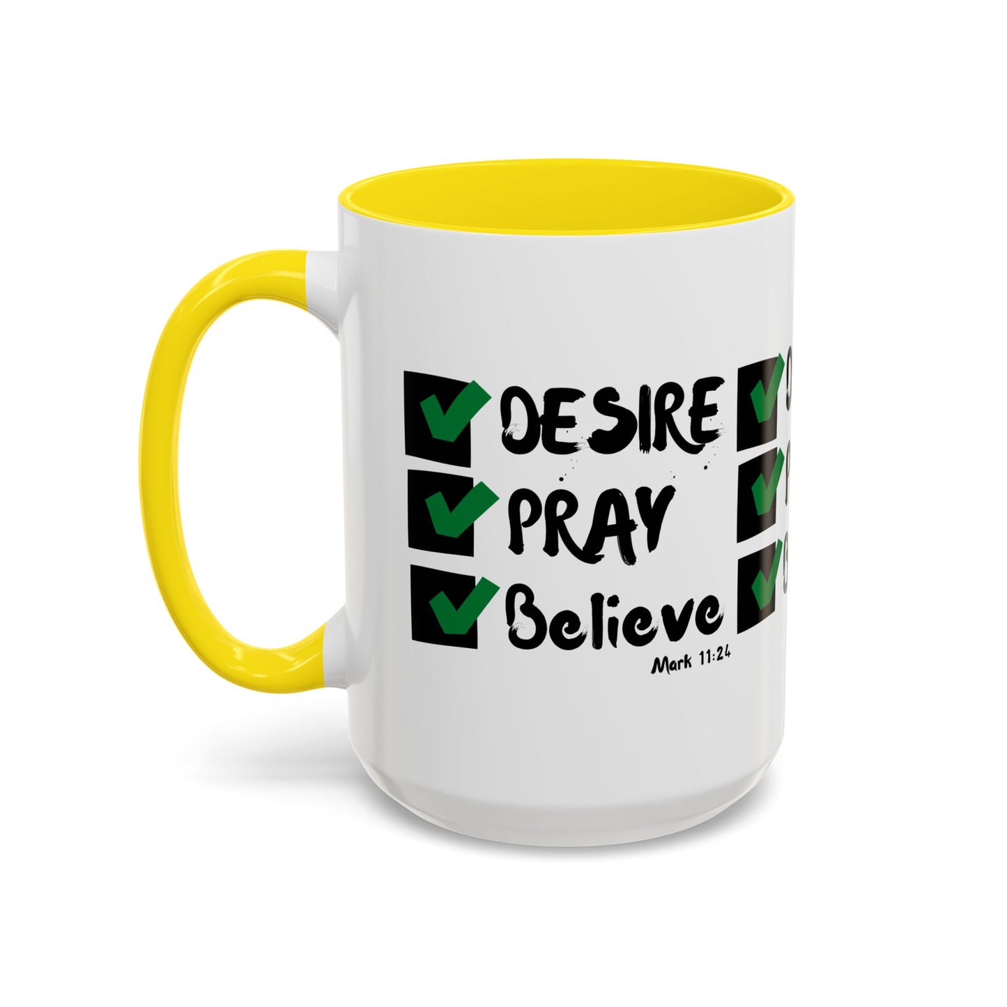 Mark 11:24 KJV Bible Verse Coffee Mug Faith Based Christian Gift