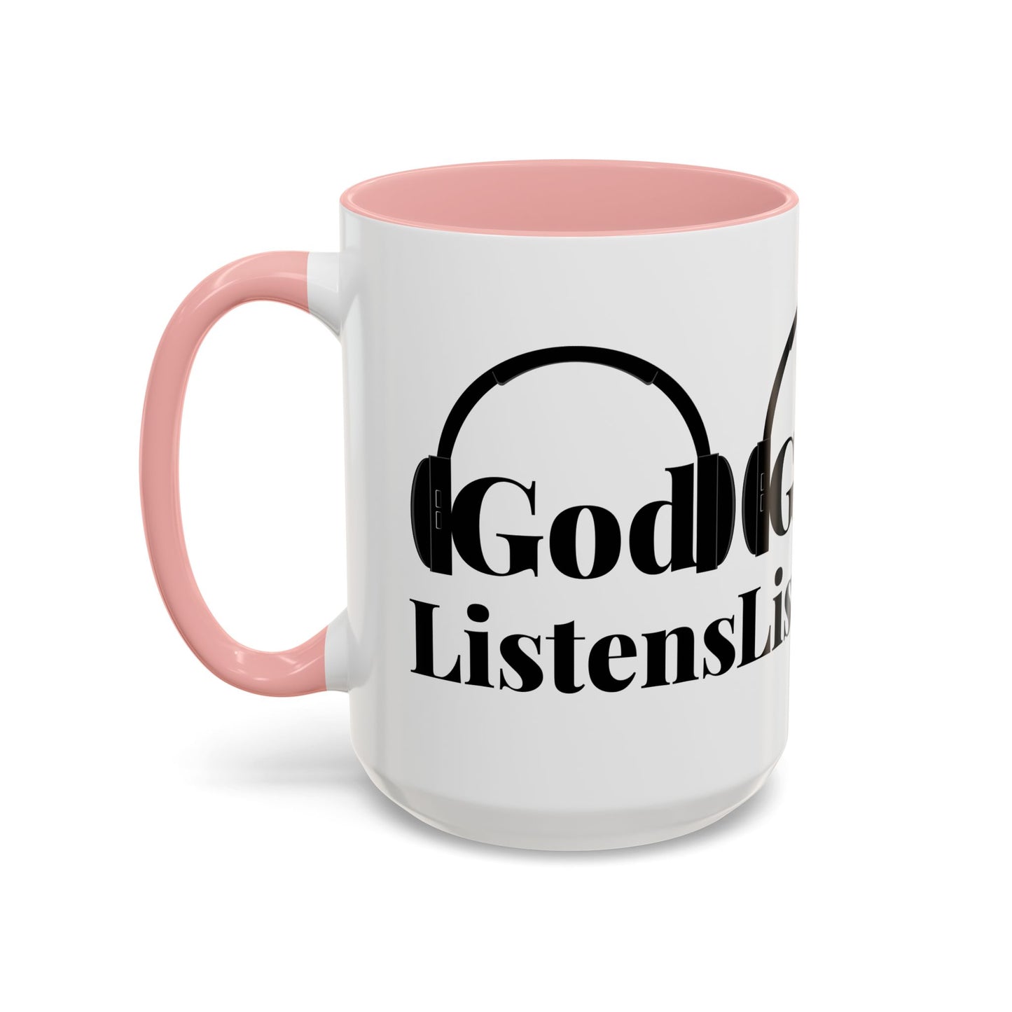 God Listens Coffee Mug Faith Based Christian Gift for Him or Her