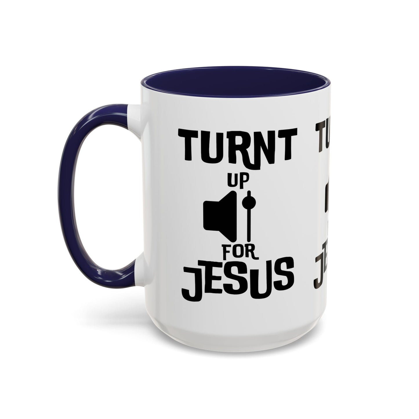 Turnt Up For Jesus Coffee Mug Biblical Christian Gift for Faith-Based Coffee Lovers