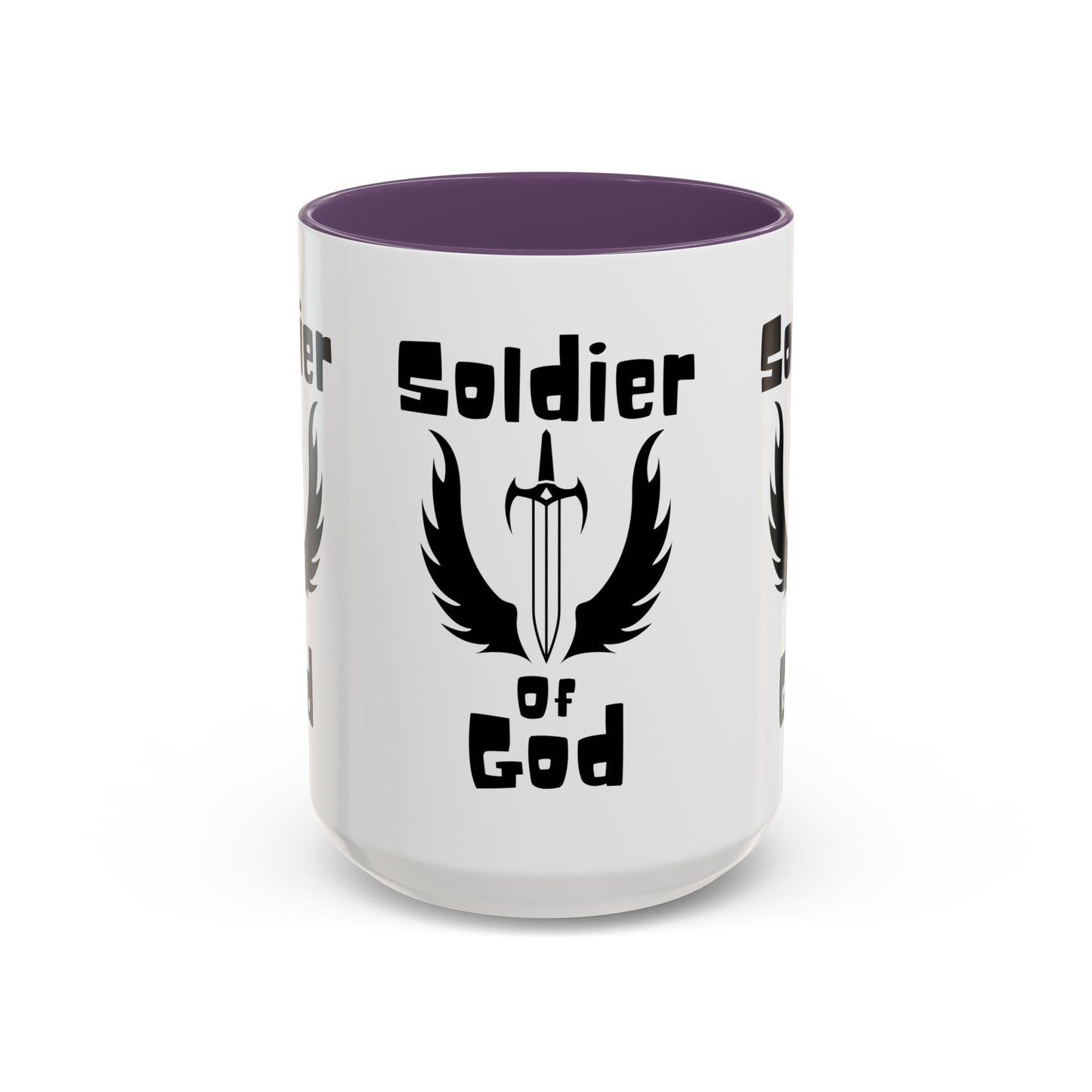 Soldier of God Coffee Mug Inspirational Christian Gift for Faith-Based Living