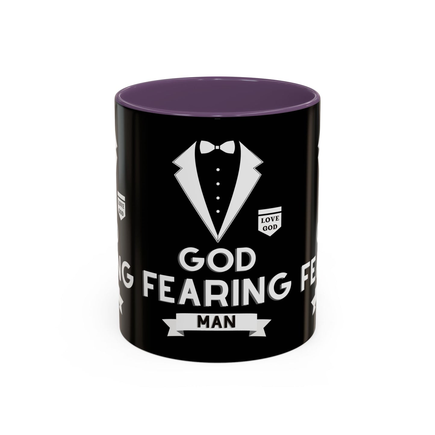 God Fearing Man Coffee Mug Inspirational Christian Gift for Him