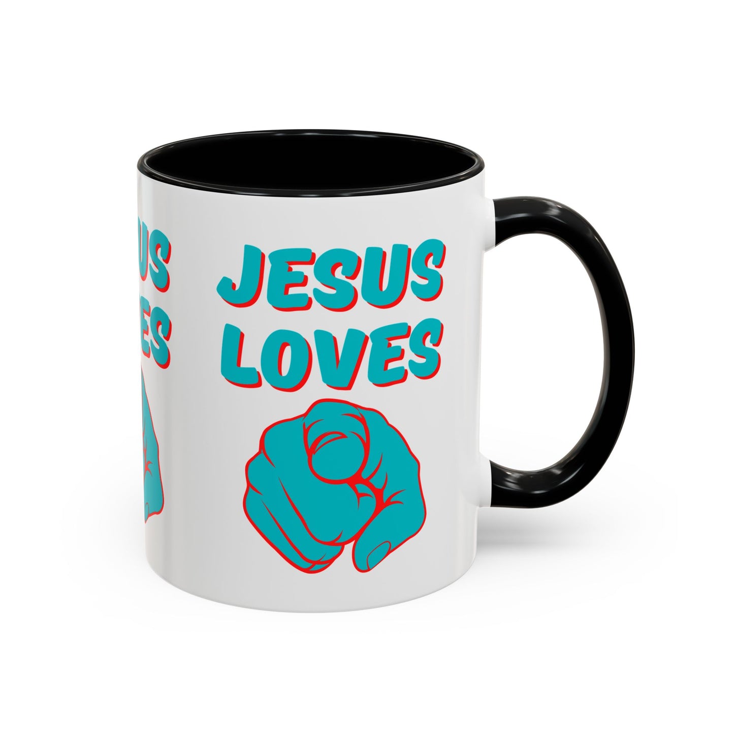 Jesus Loves You Coffee Mug Inspirational Christian Gift for Daily Encouragement