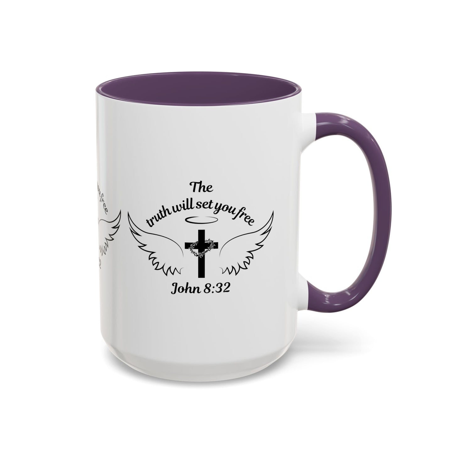 John 8:32 KJV Coffee Mug The Truth Shall Make You Free Inspirational Christian Gift