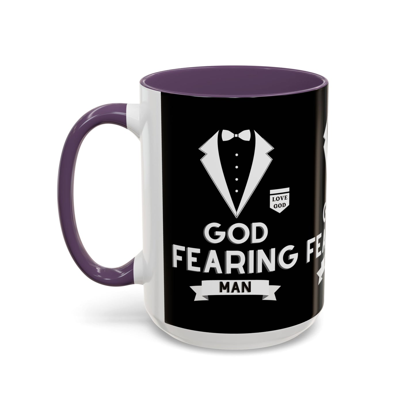 God Fearing Man Coffee Mug Inspirational Christian Gift for Him