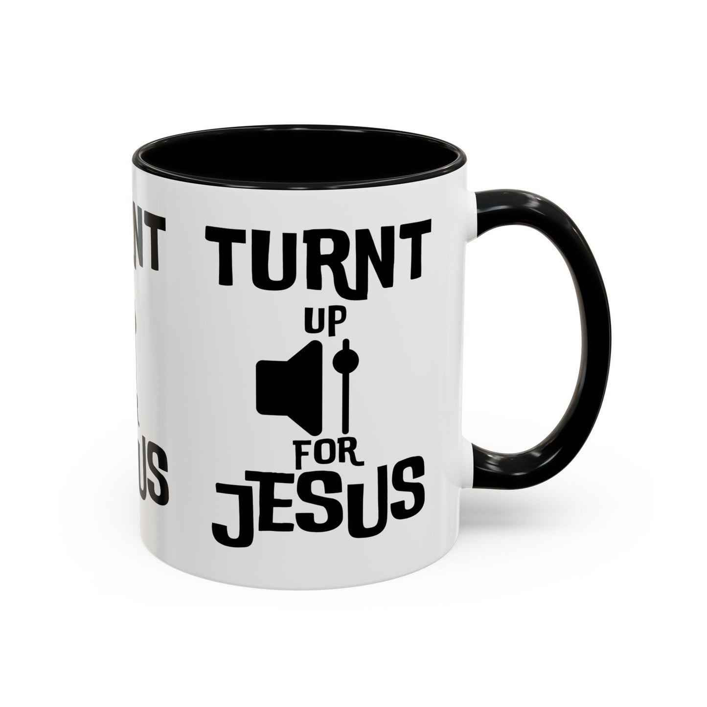 Turnt Up For Jesus Coffee Mug Biblical Christian Gift for Faith-Based Coffee Lovers