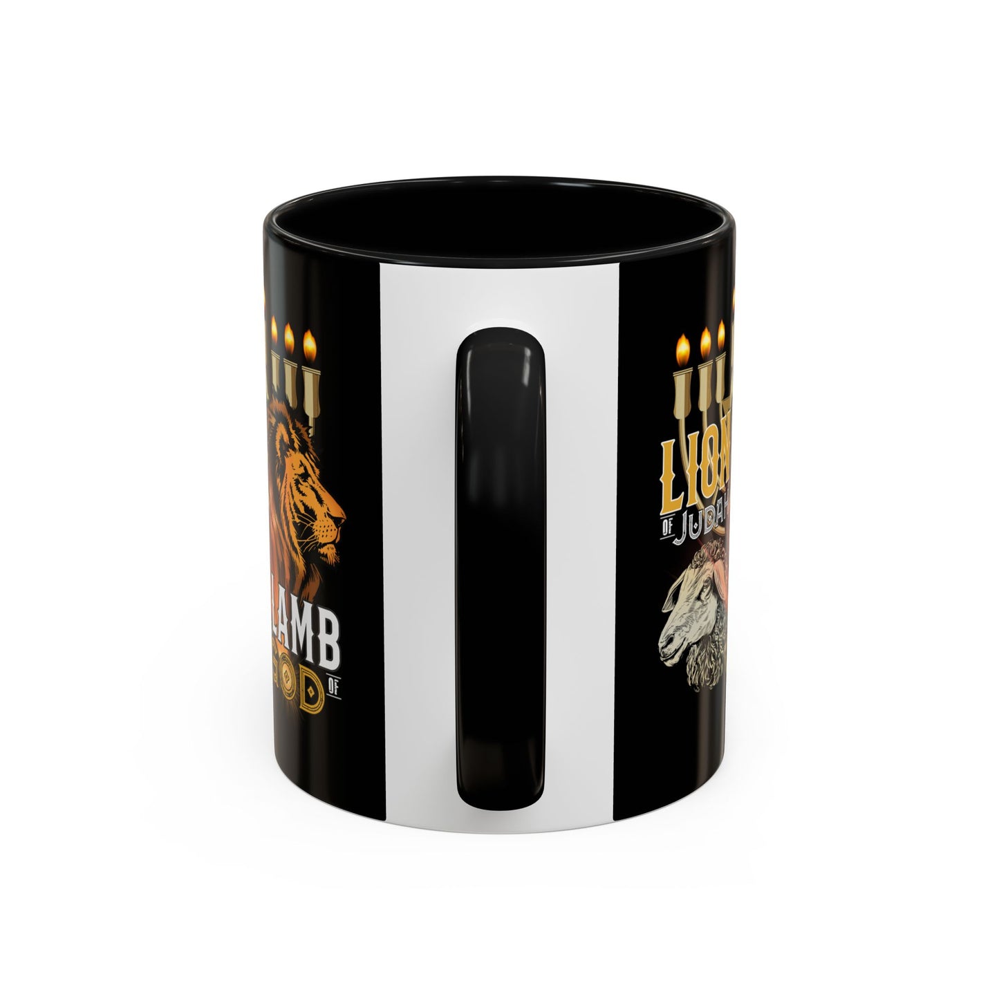 Lion of Judah, Lamb of God Coffee Mug Embrace Faith & Strength