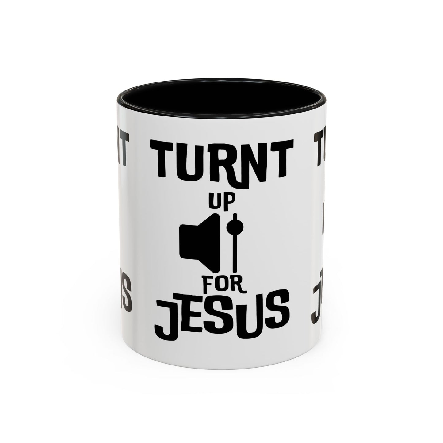 Turnt Up For Jesus Coffee Mug Biblical Christian Gift for Faith-Based Coffee Lovers