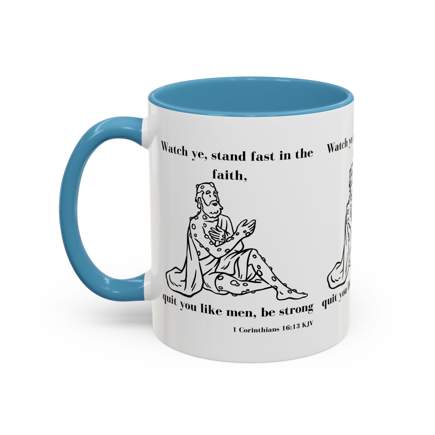 1 Corinthians 16:13 KJV Coffee Mug Stand Firm in the Faith Inspirational Christian Gift for Coffee Lovers