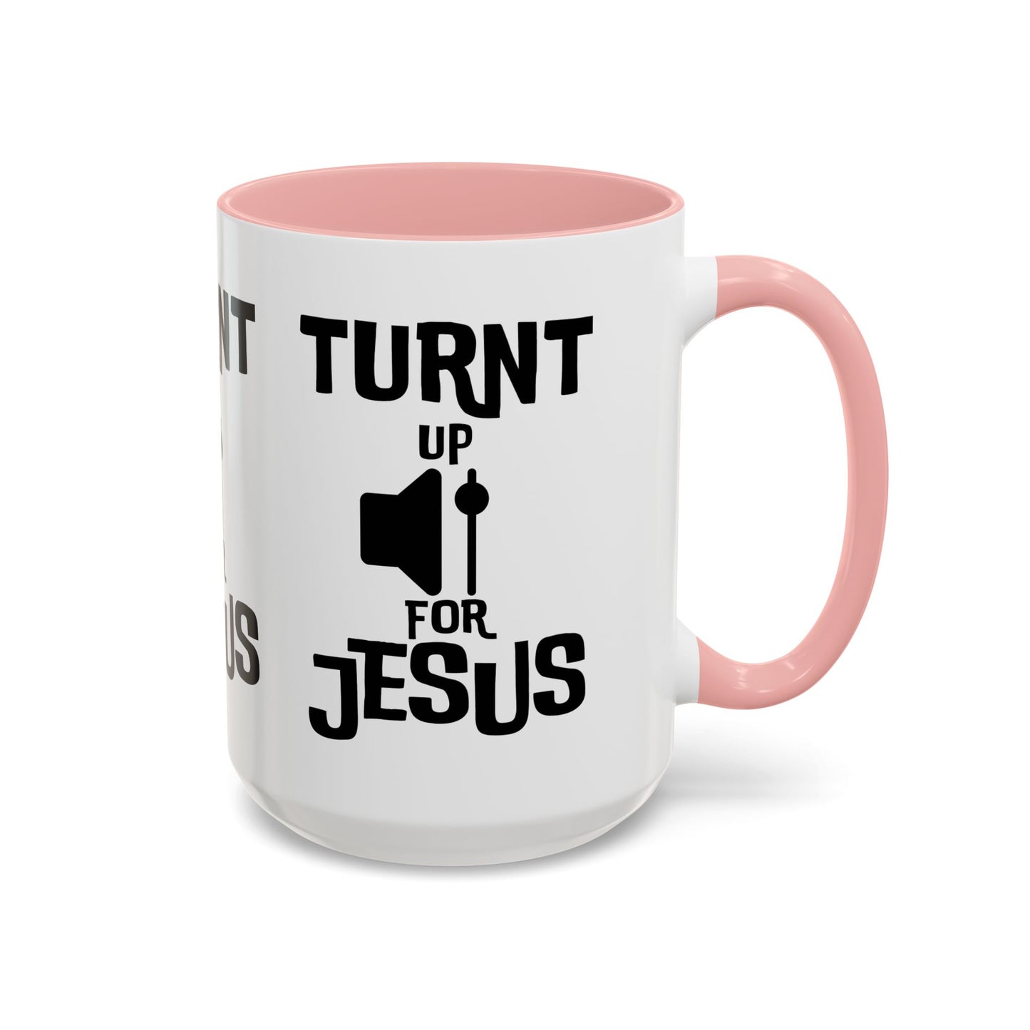 Turnt Up For Jesus Coffee Mug Biblical Christian Gift for Faith-Based Coffee Lovers