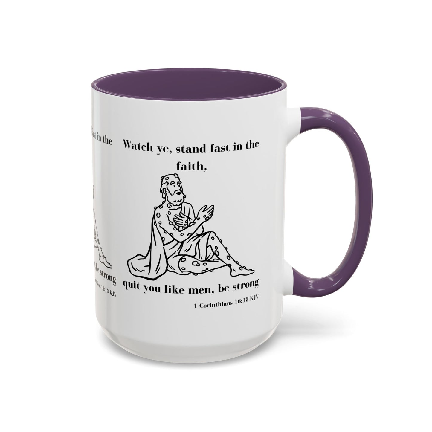 1 Corinthians 16:13 KJV Coffee Mug Stand Firm in the Faith Inspirational Christian Gift for Coffee Lovers