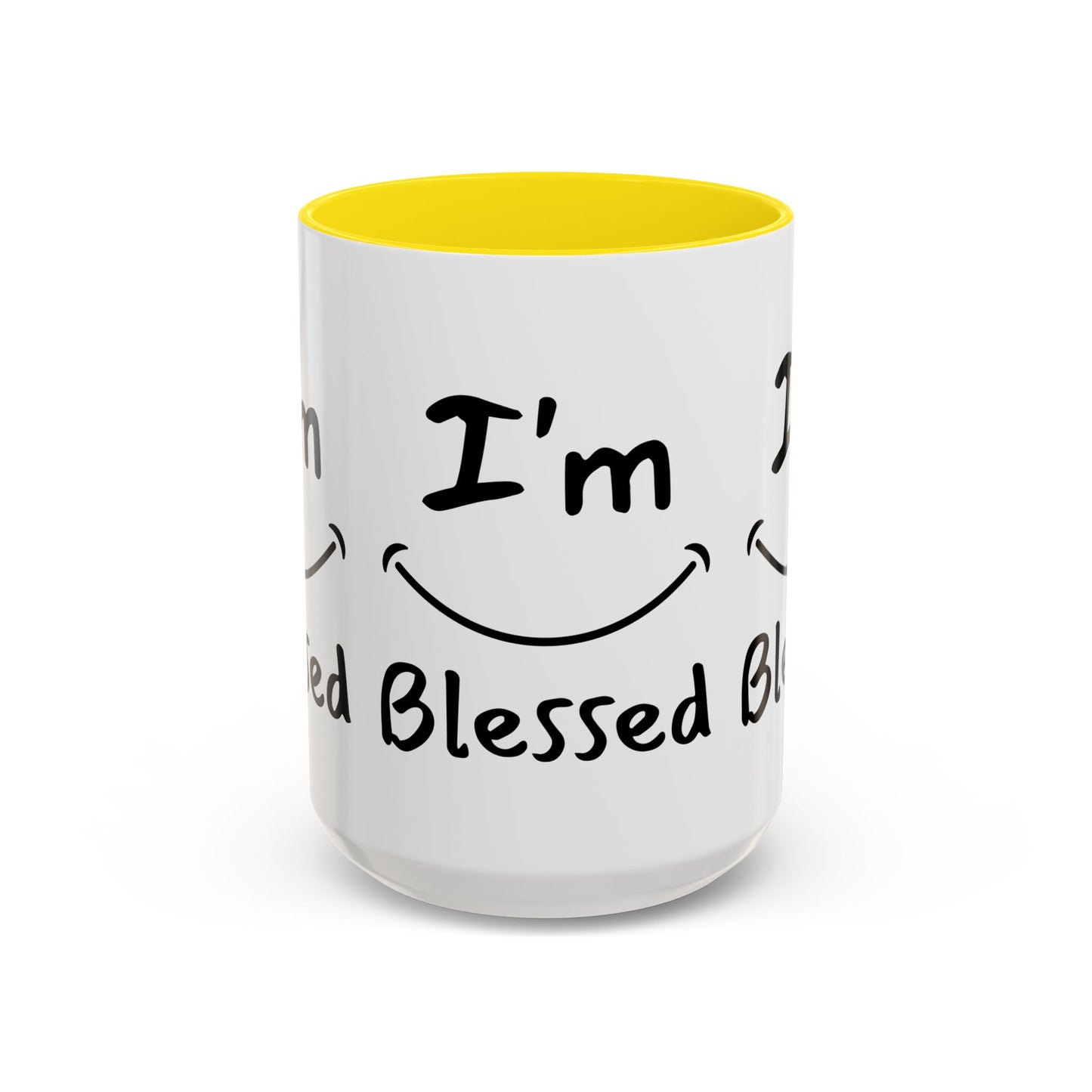 I'm Blessed Coffee Mug Inspirational Christian Gift for Faith-Based Living