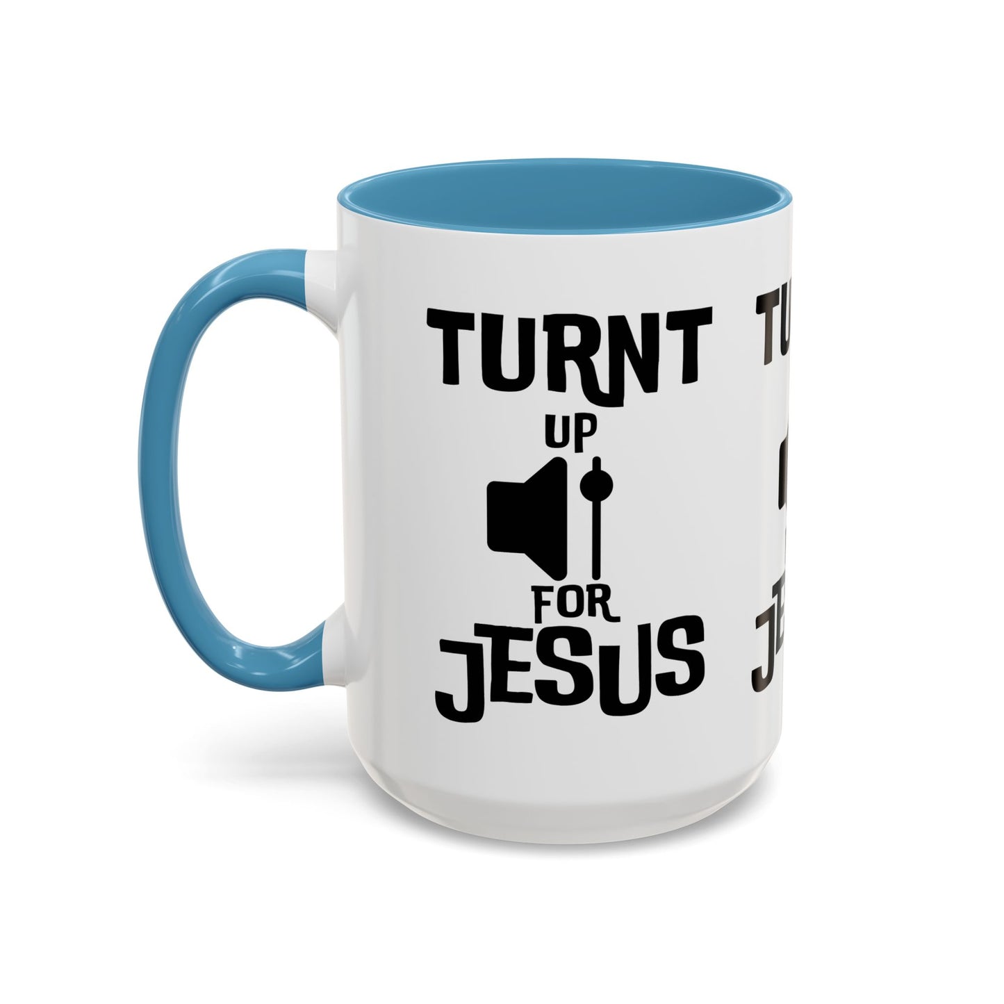 Turnt Up For Jesus Coffee Mug Biblical Christian Gift for Faith-Based Coffee Lovers