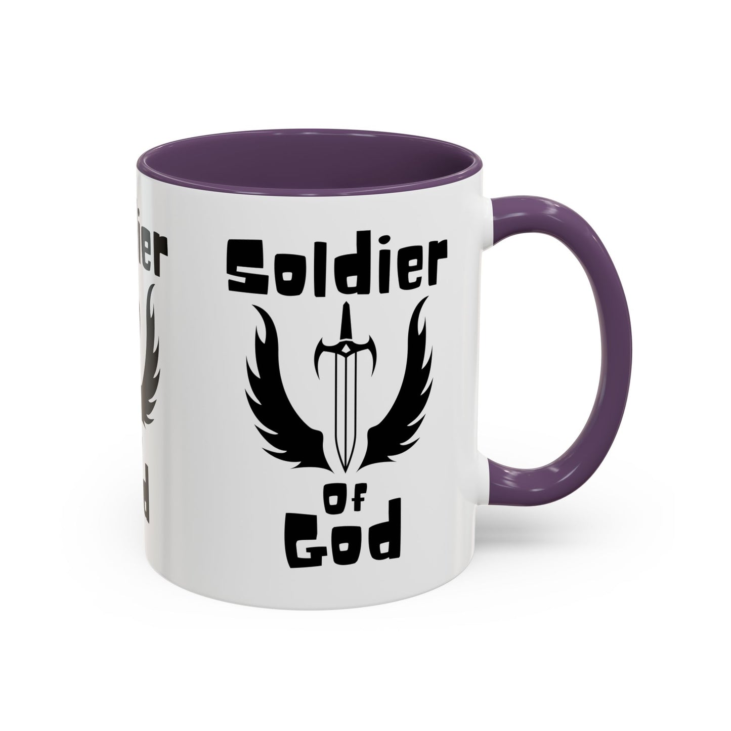 Soldier of God Coffee Mug Inspirational Christian Gift for Faith-Based Living