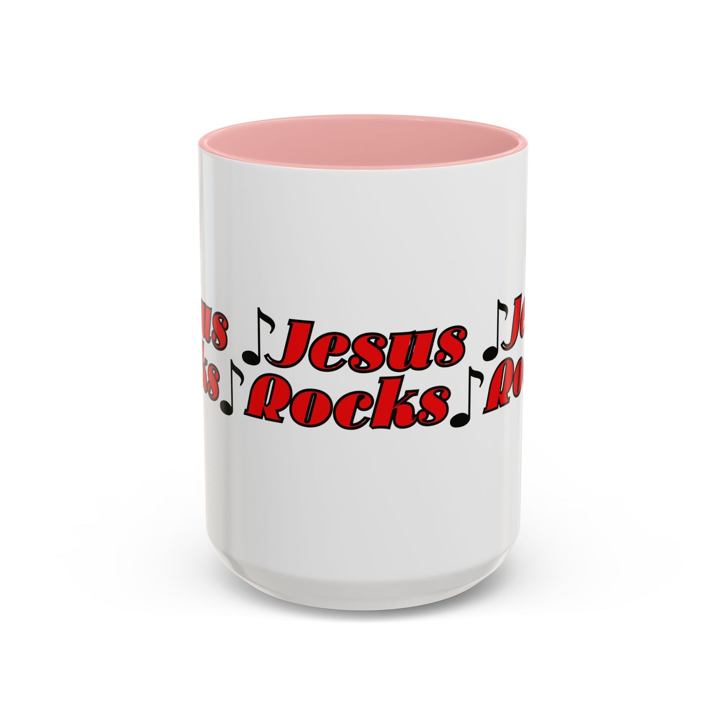 Jesus Rocks Coffee Mug Inspirational Biblical Gift for Faith Based Coffee Lovers