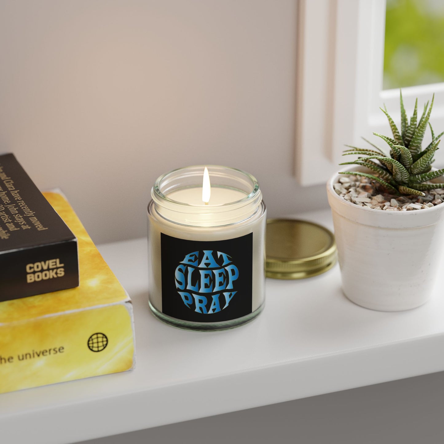 Eat Sleep Pray Scented Candle Daily Inspiration for a Faithful Life