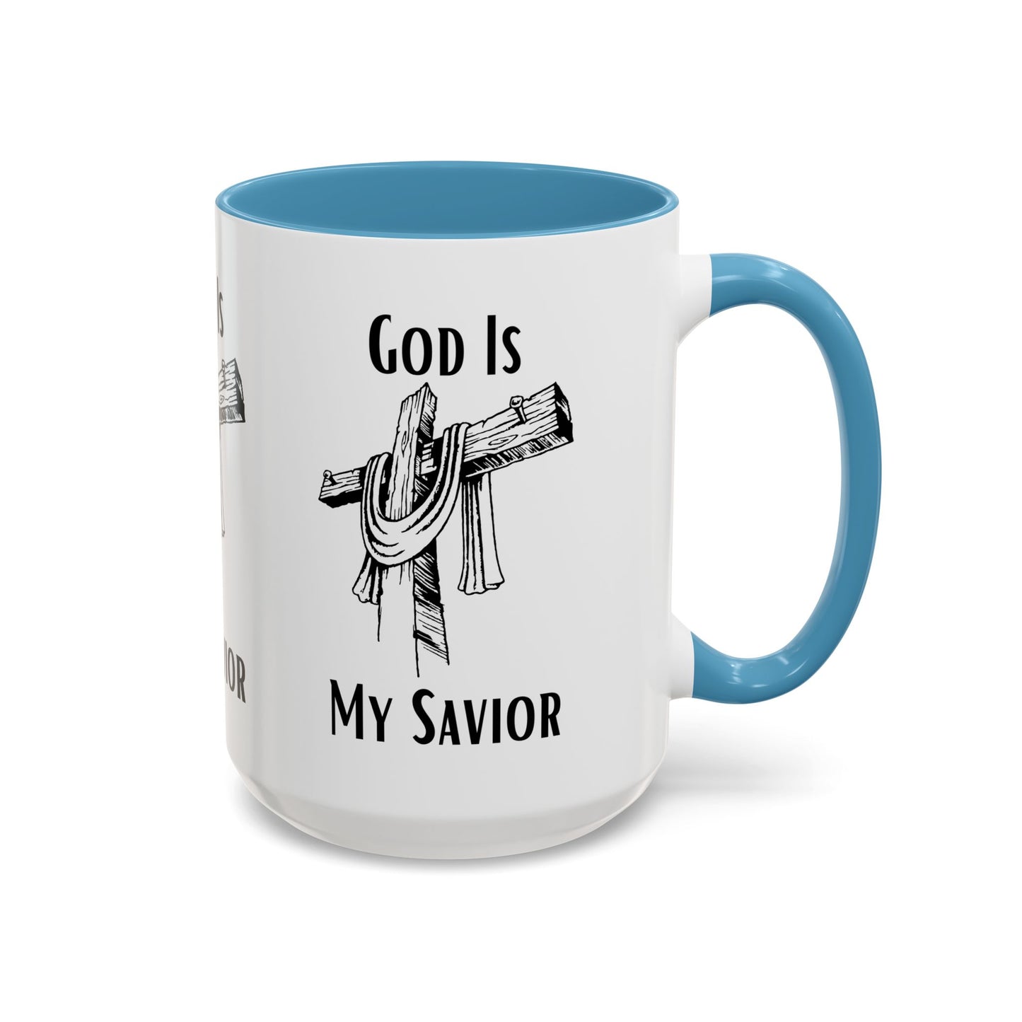 God Is My Savior Coffee Mug Inspirational Christian Gift for Faith-Based Coffee Lovers