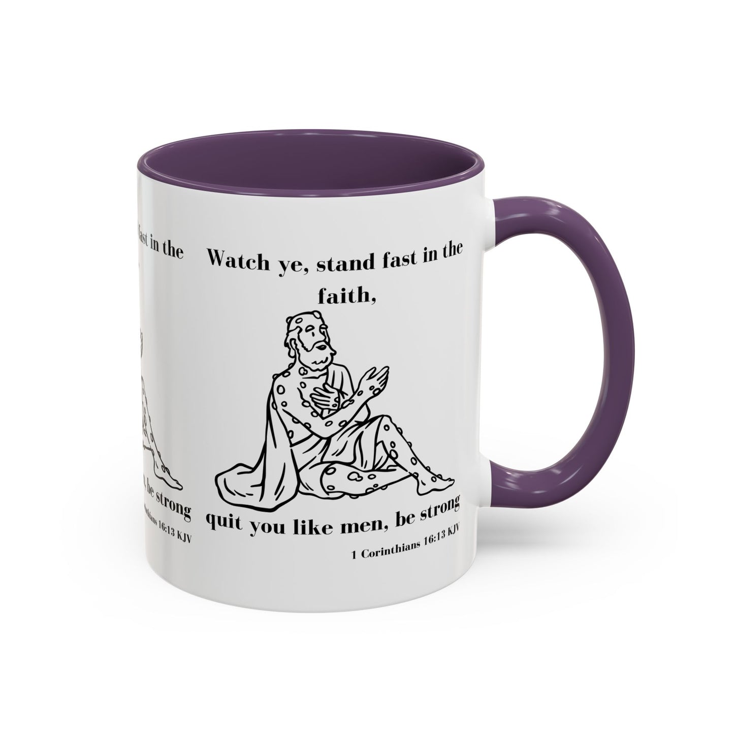 1 Corinthians 16:13 KJV Coffee Mug Stand Firm in the Faith Inspirational Christian Gift for Coffee Lovers