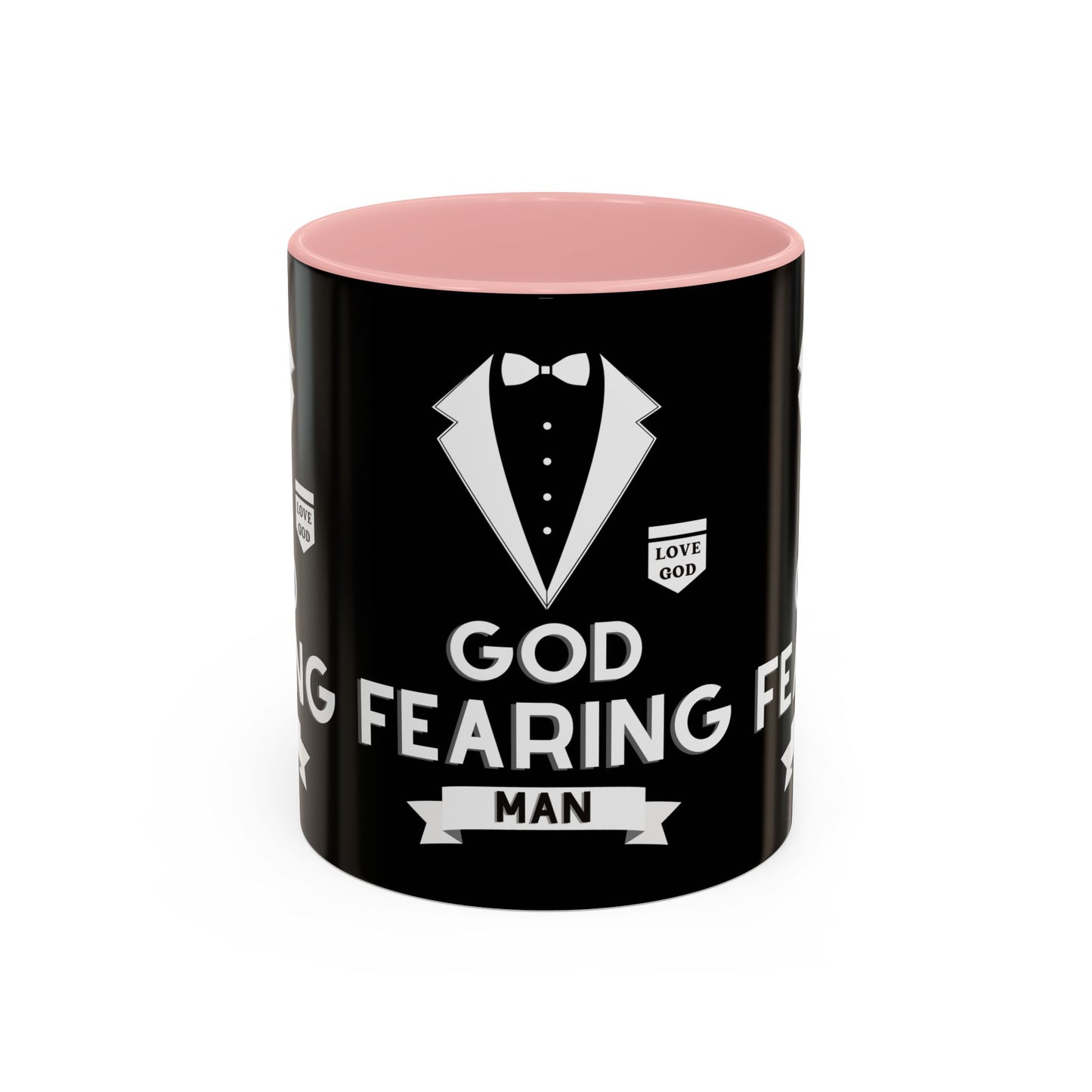 God Fearing Man Coffee Mug Inspirational Christian Gift for Him