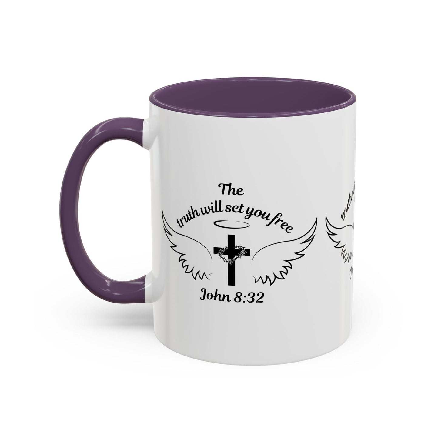 John 8:32 KJV Coffee Mug The Truth Shall Make You Free Inspirational Christian Gift