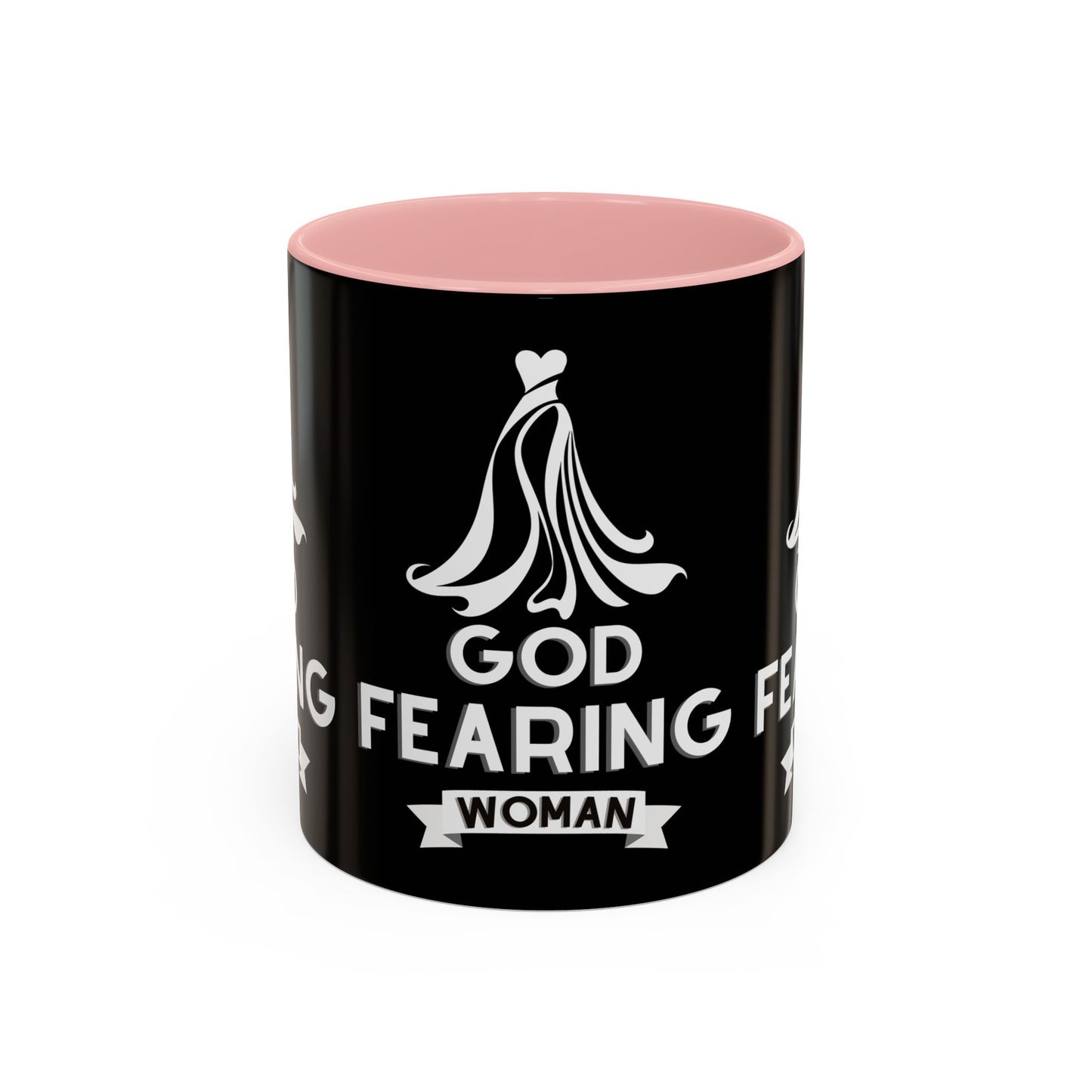 God Fearing Woman Coffee Mug Inspirational Christian Gift for Her