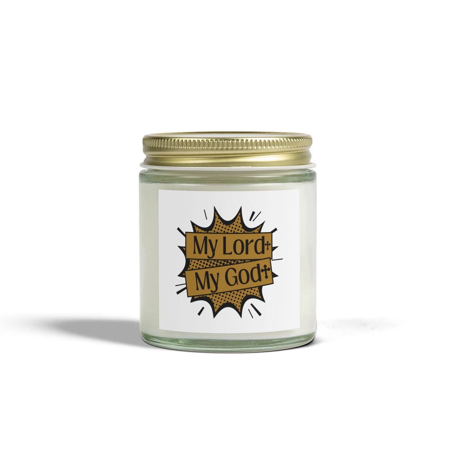 My Lord My God Scented Candle Faith Based Christian Gift for Believers