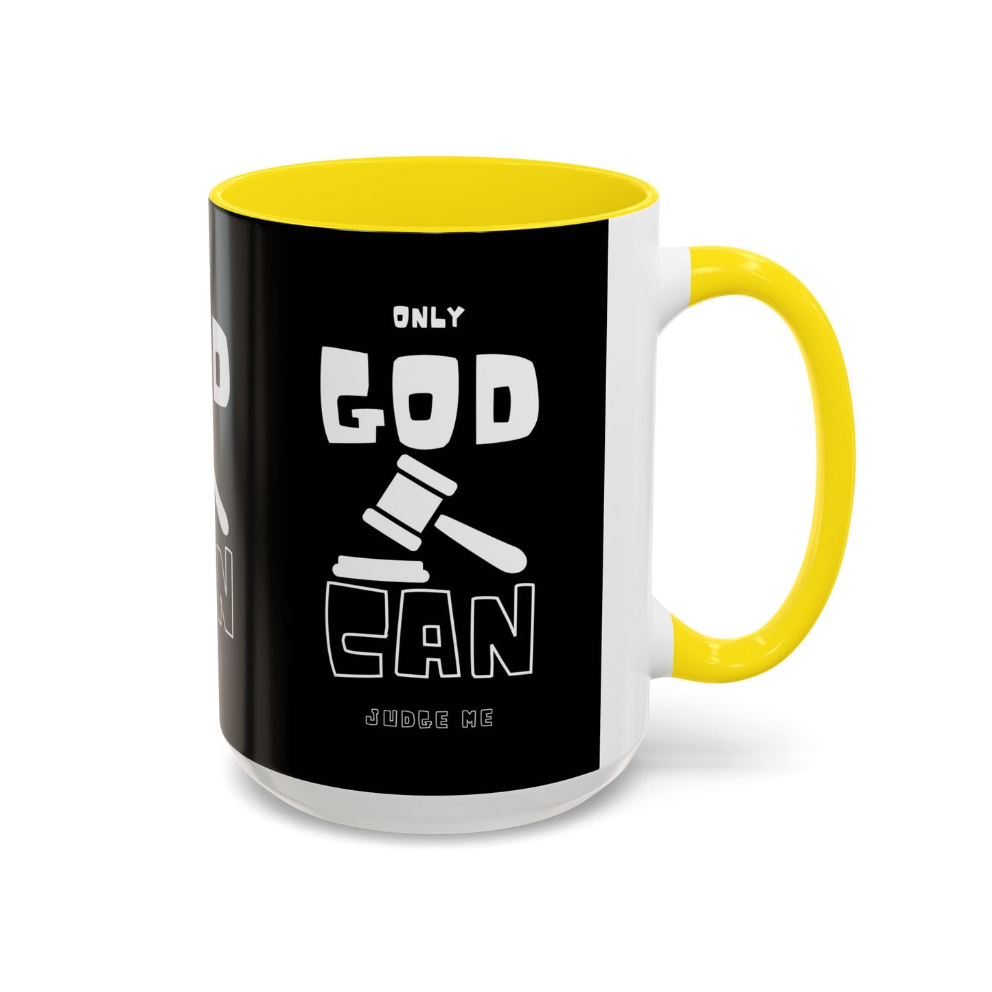 Only God Can Judge Me Coffee Mug Biblical Christian Gift for Faith-Based Coffee Lovers