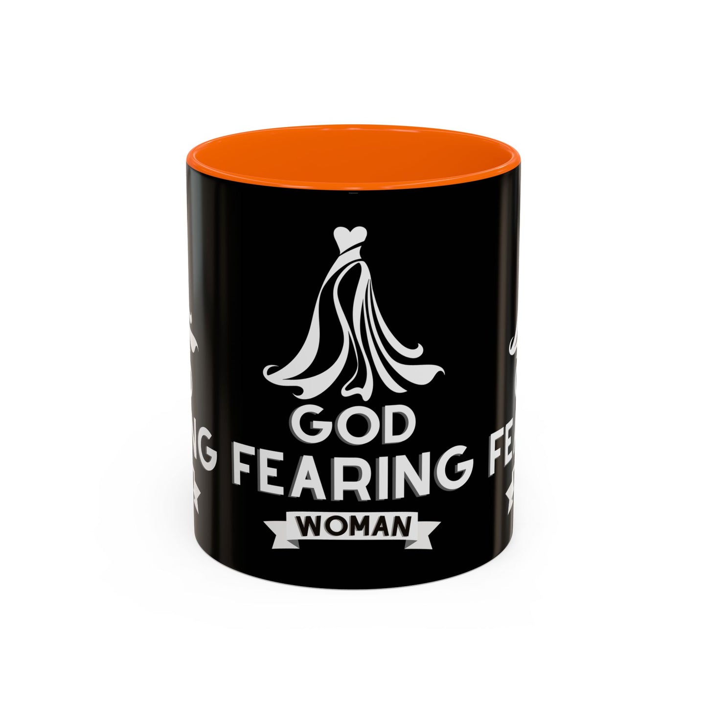 God Fearing Woman Coffee Mug Inspirational Christian Gift for Her