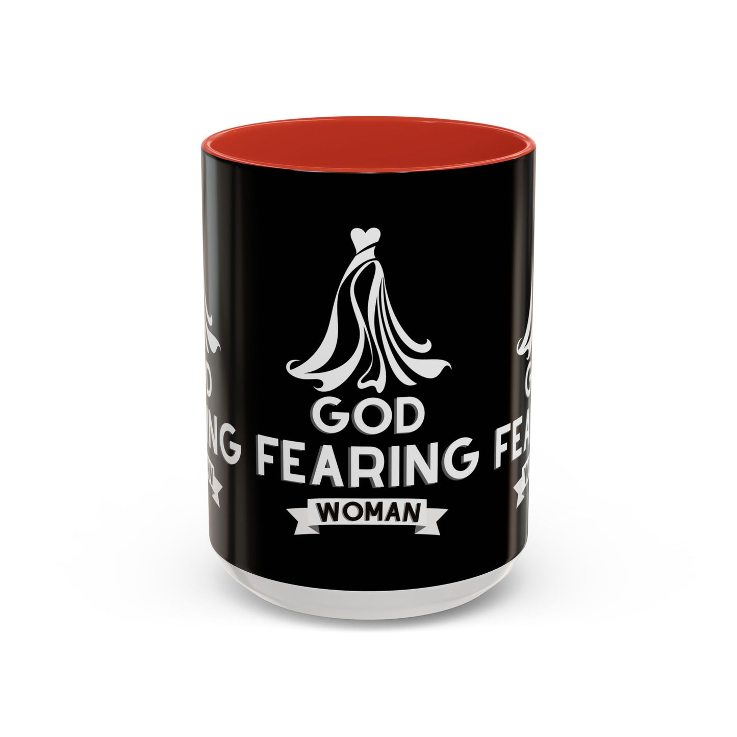 God Fearing Woman Coffee Mug Inspirational Christian Gift for Her