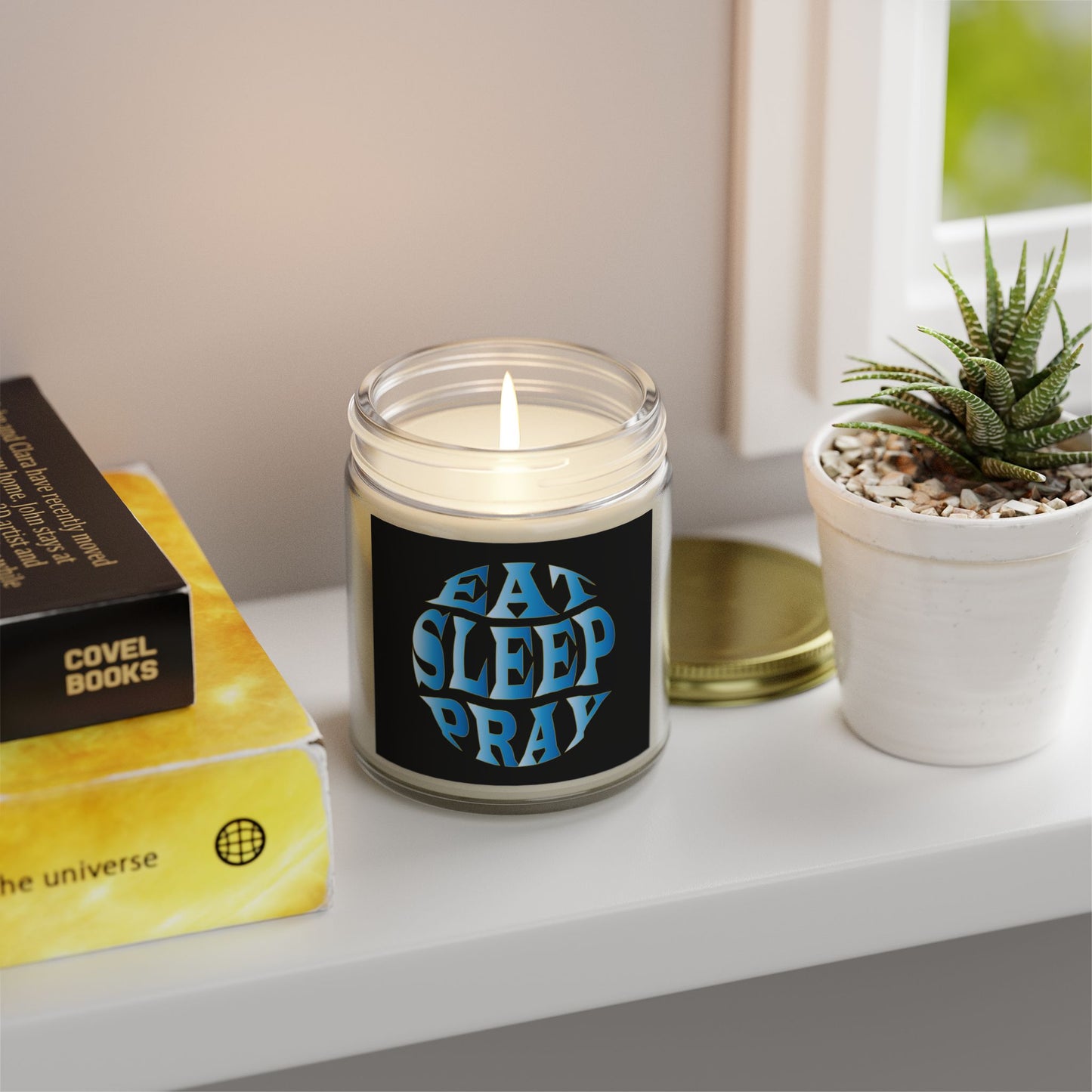 Eat Sleep Pray Scented Candle Daily Inspiration for a Faithful Life