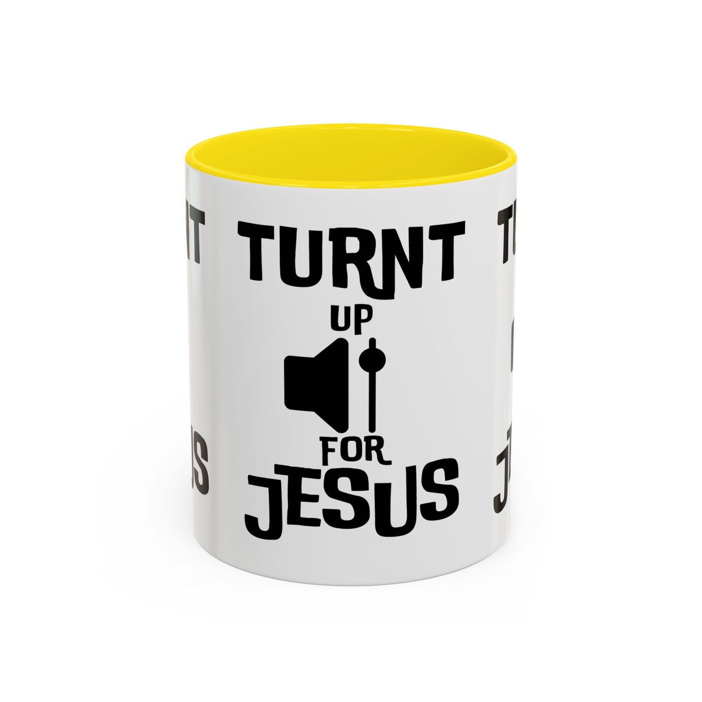 Turnt Up For Jesus Coffee Mug Biblical Christian Gift for Faith-Based Coffee Lovers