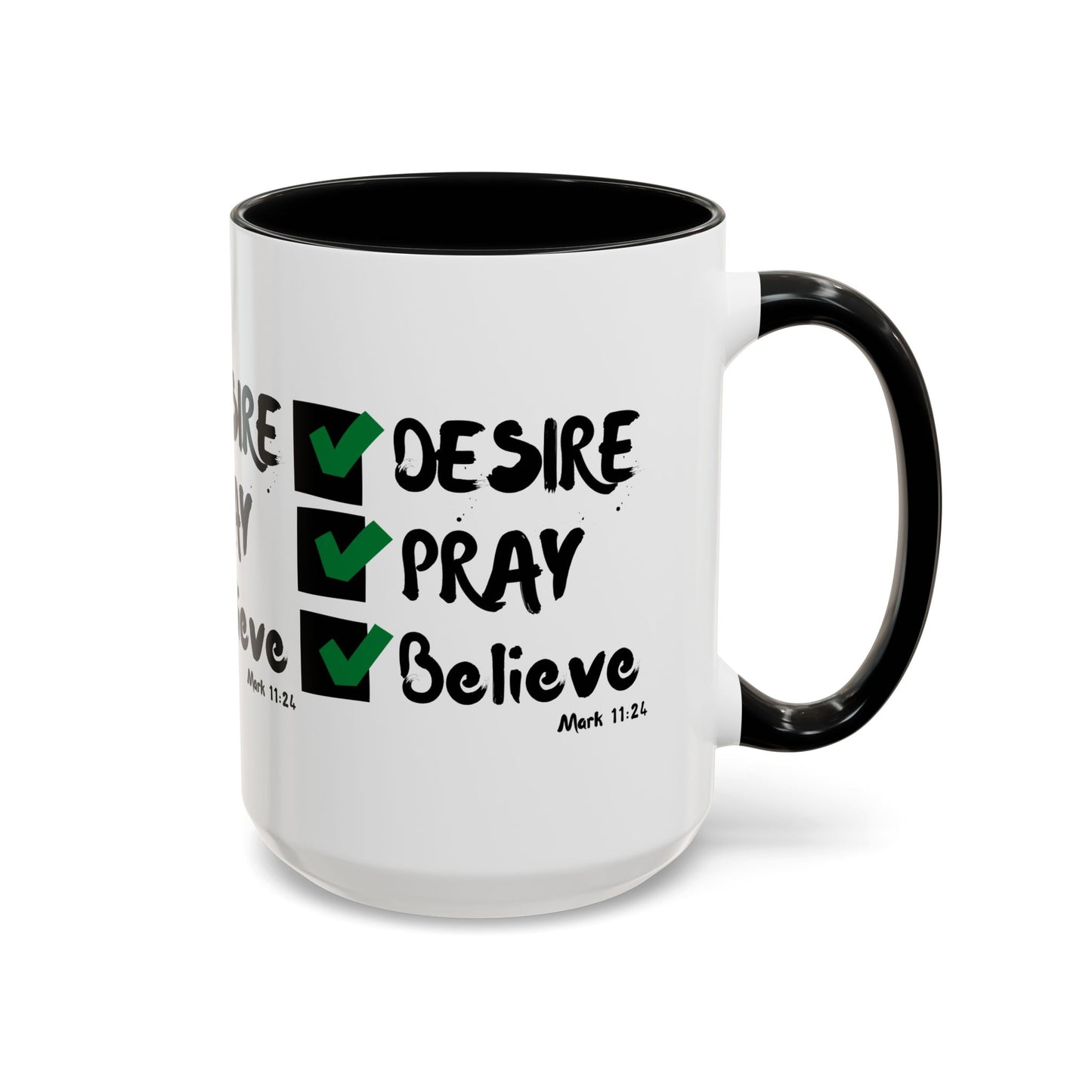 Mark 11:24 KJV Bible Verse Coffee Mug Faith Based Christian Gift