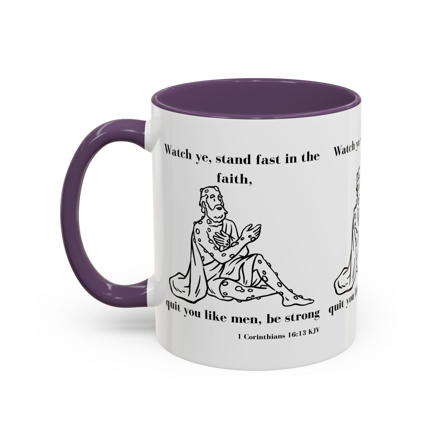 1 Corinthians 16:13 KJV Coffee Mug Stand Firm in the Faith Inspirational Christian Gift for Coffee Lovers