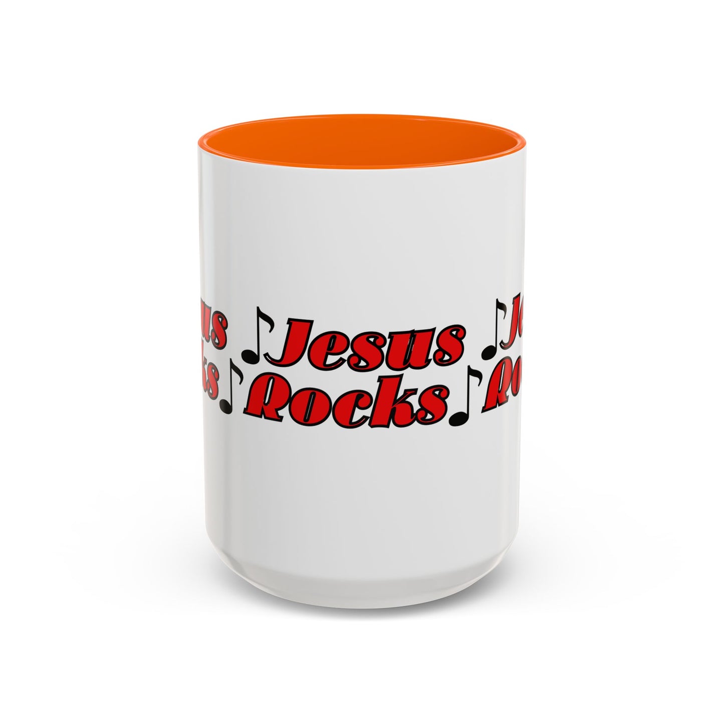 Jesus Rocks Coffee Mug Inspirational Biblical Gift for Faith Based Coffee Lovers