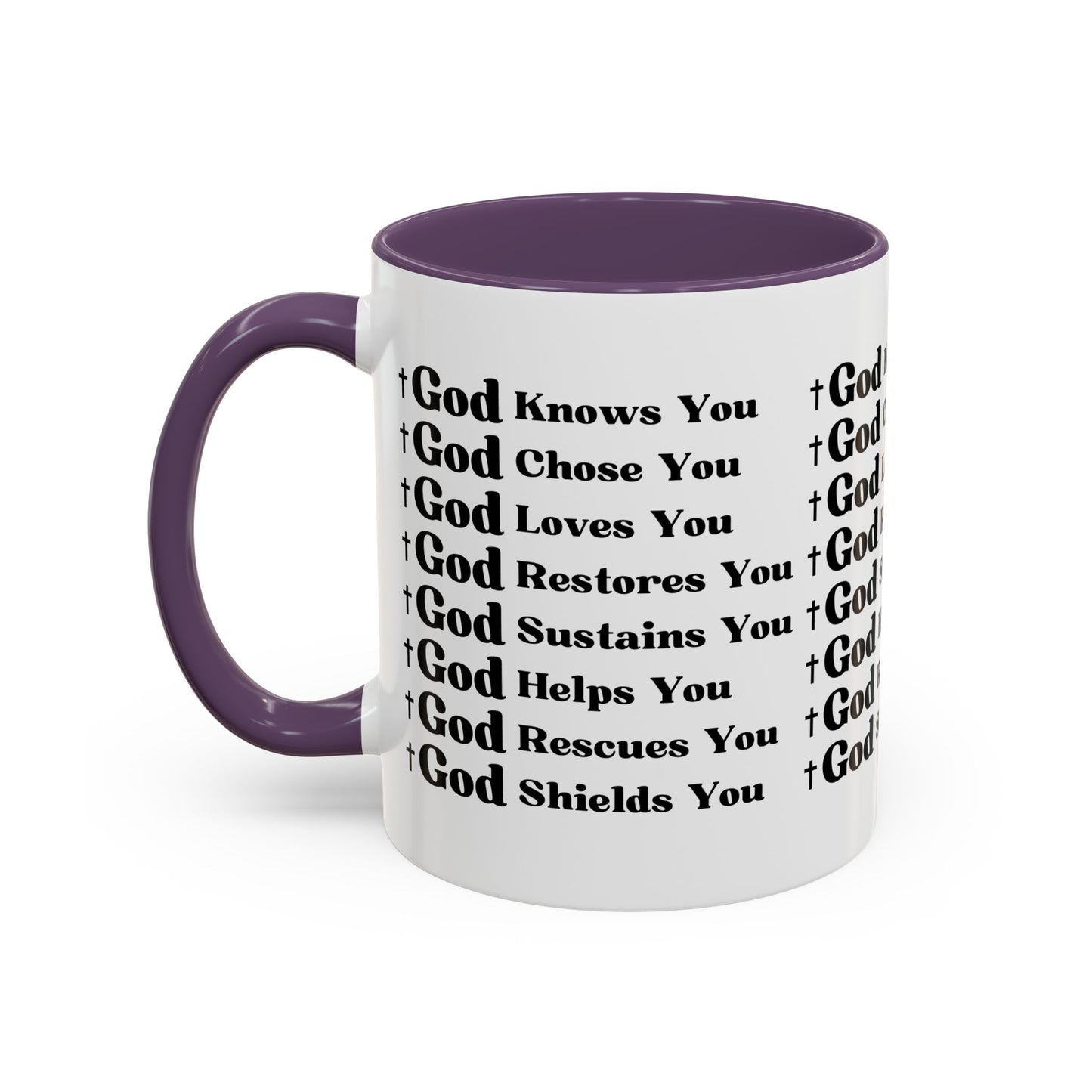 God's Love and Promises Faith-Filled Coffee Mug Faith Hope And Love Christian Gift for Coffee Lovers