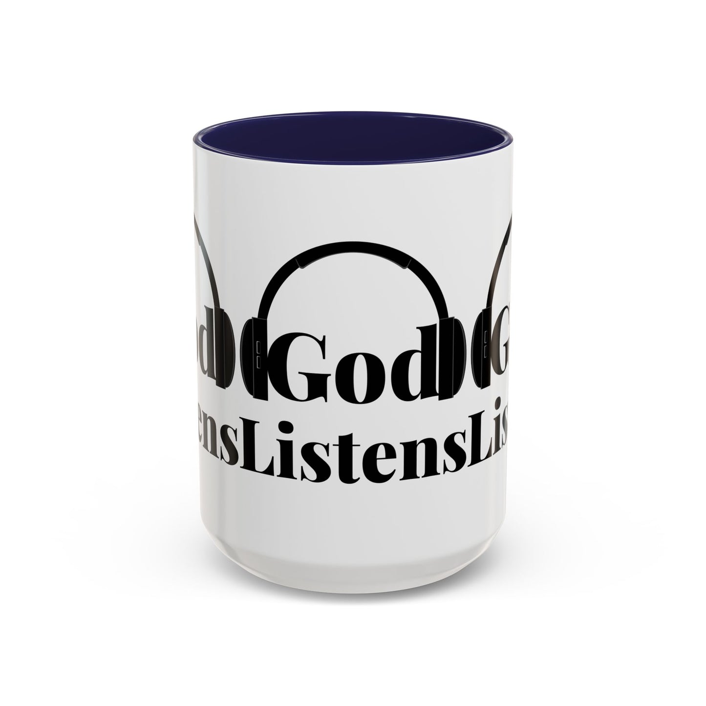 God Listens Coffee Mug Faith Based Christian Gift for Him or Her